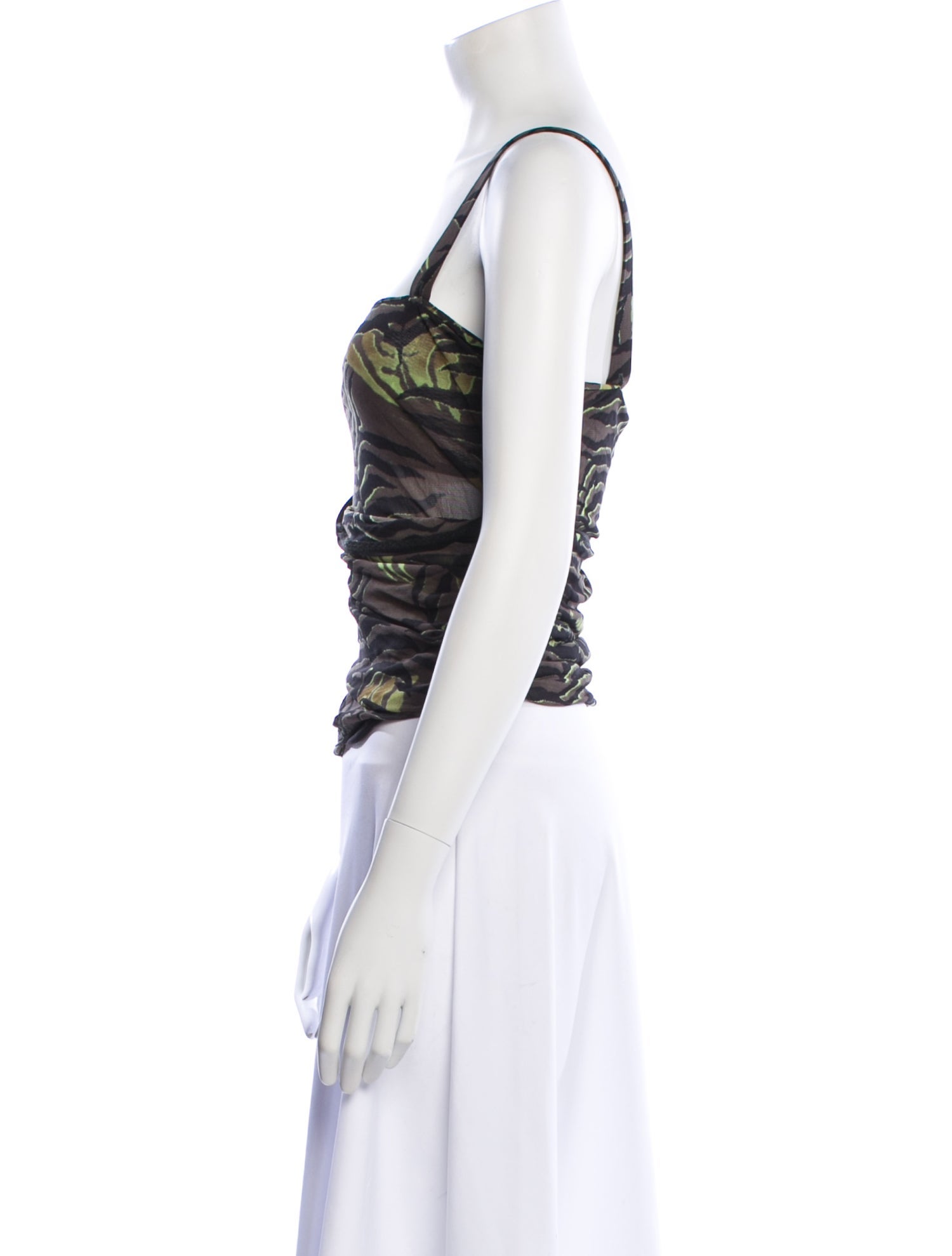 Max Mara Nylon Printed Crop Top