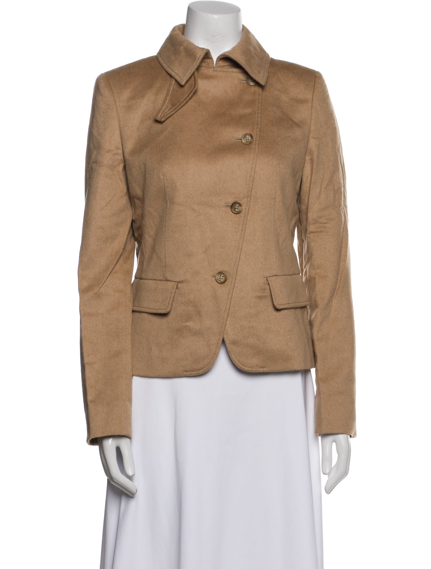 Max Mara Camel Hair Utility Jacket