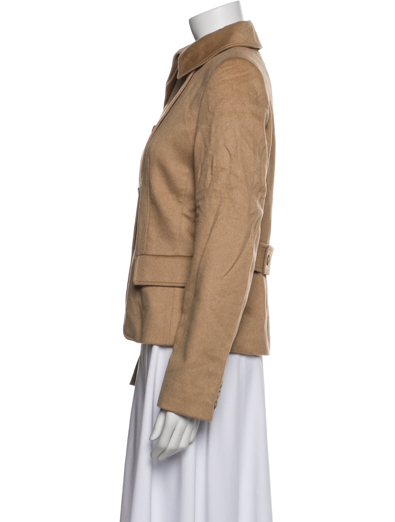 Max Mara Camel Hair Utility Jacket