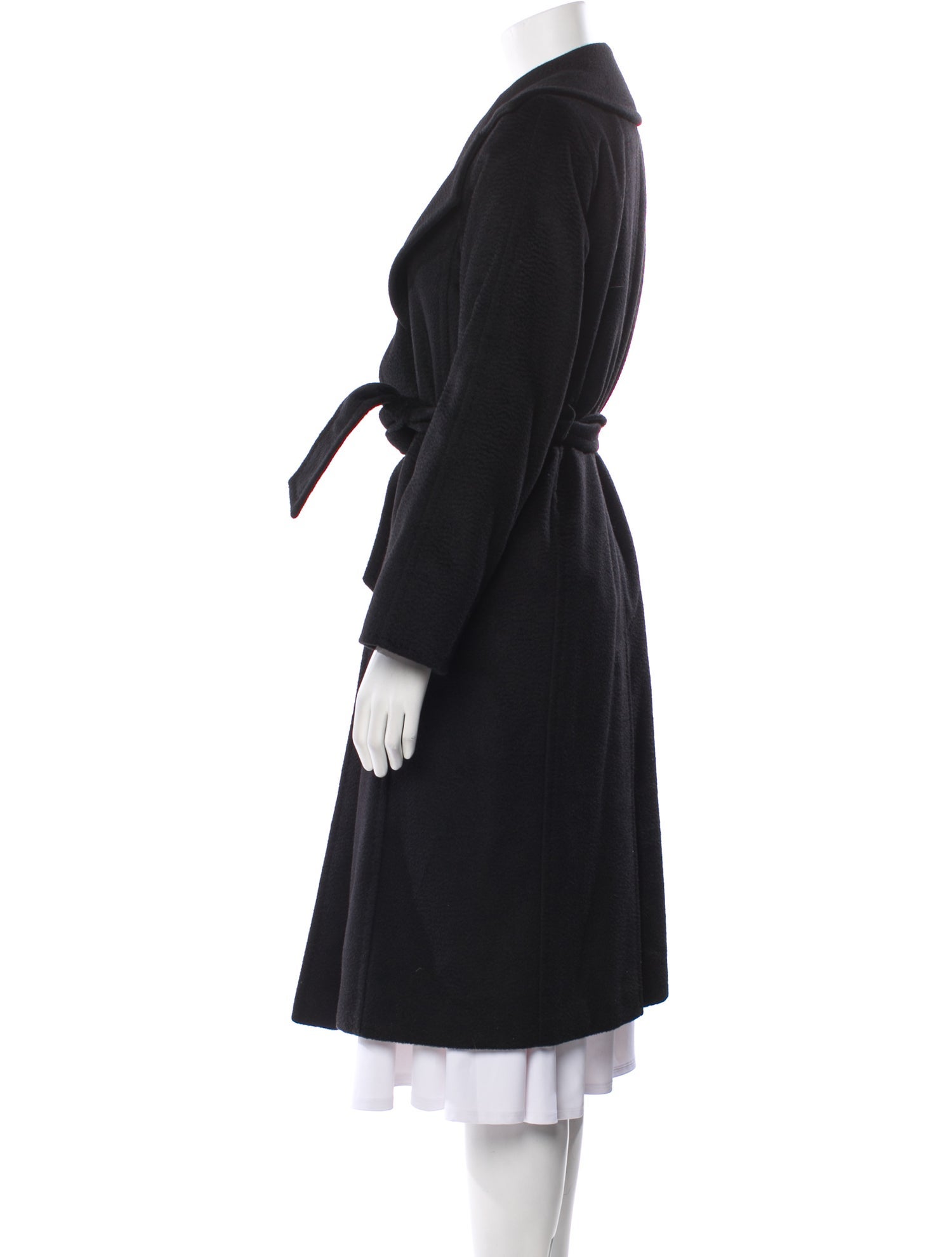 Max Mara Camel Hair Faux Fur Coat