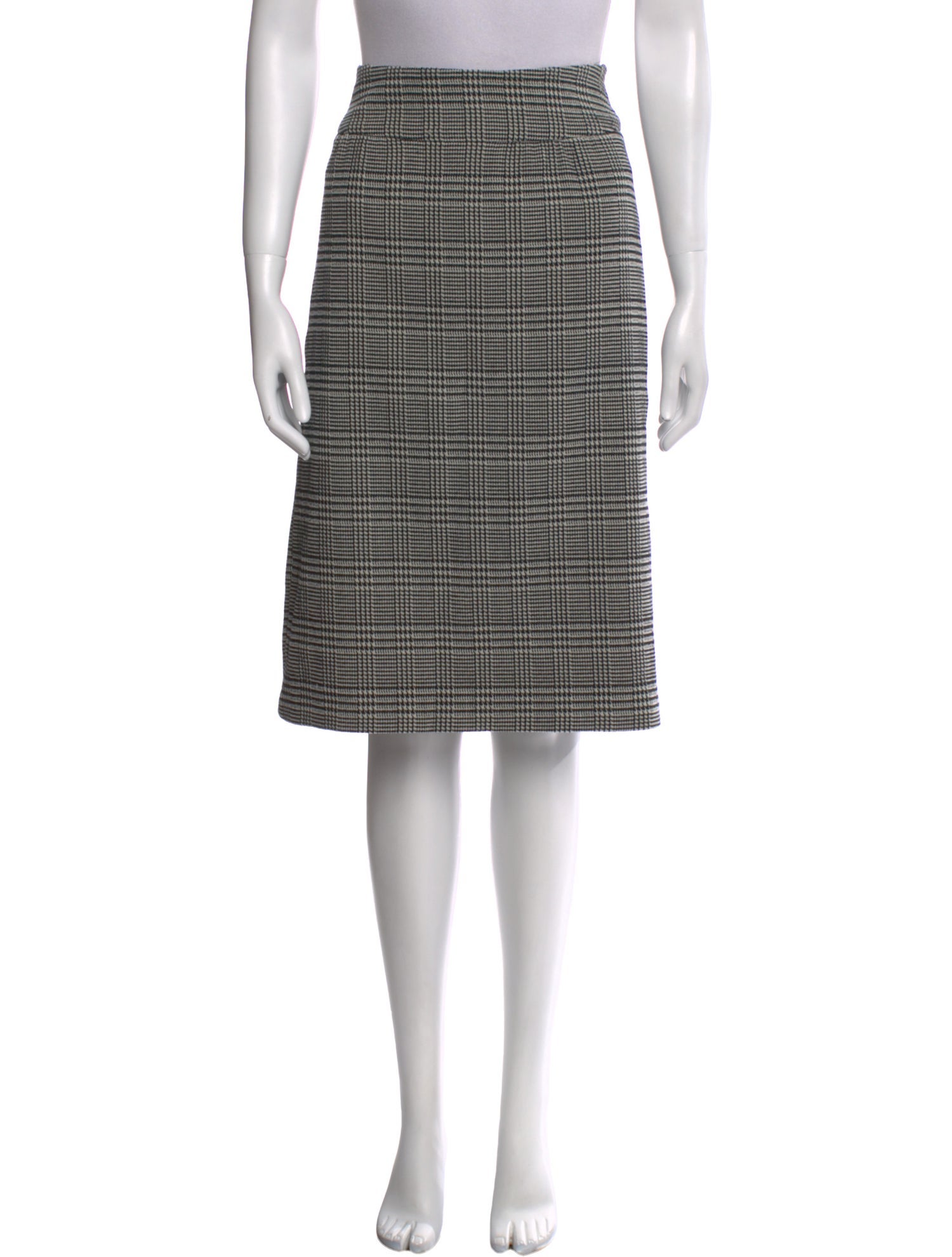 Max Mara Virgin Wool Knee-Length Skirt
