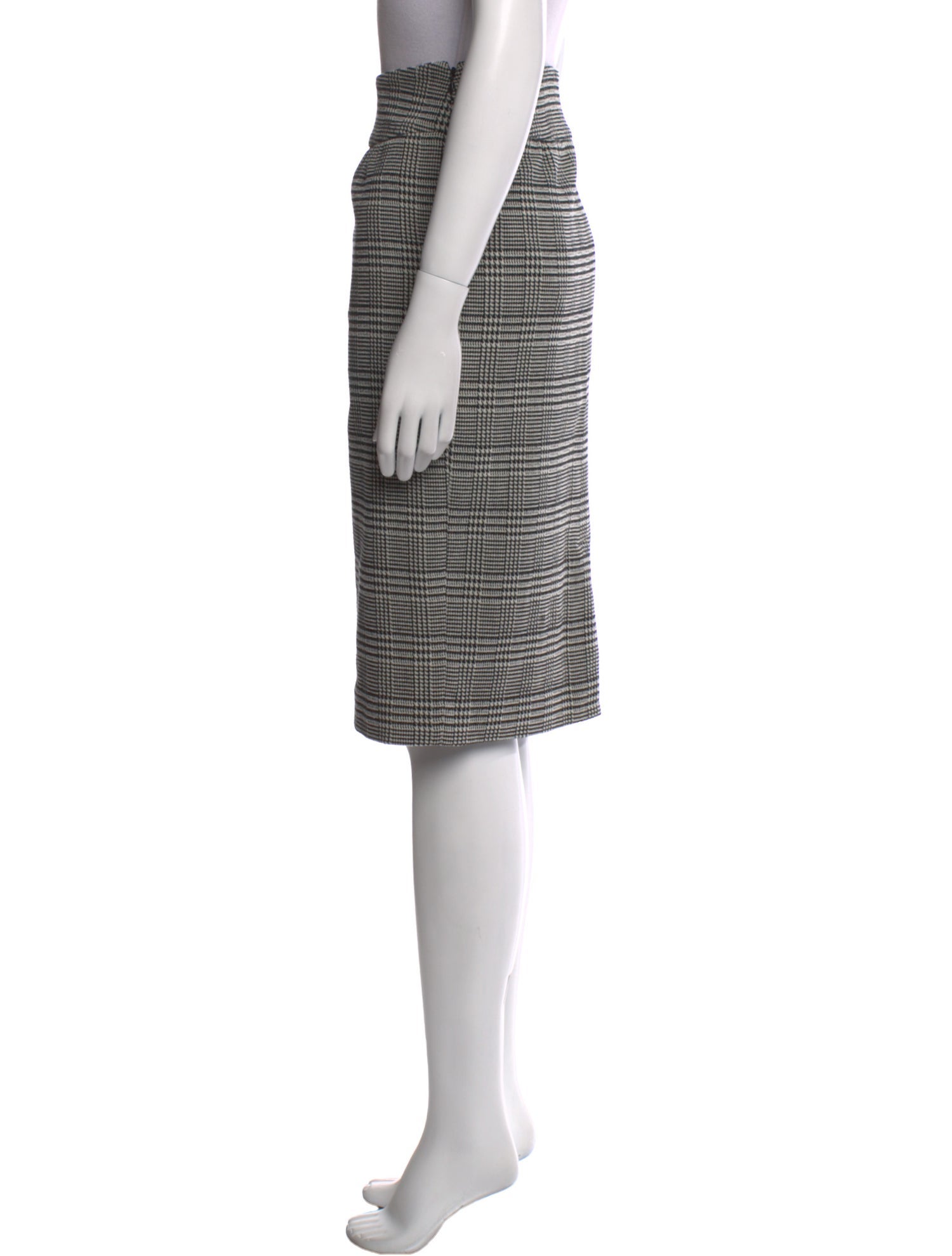Max Mara Virgin Wool Knee-Length Skirt
