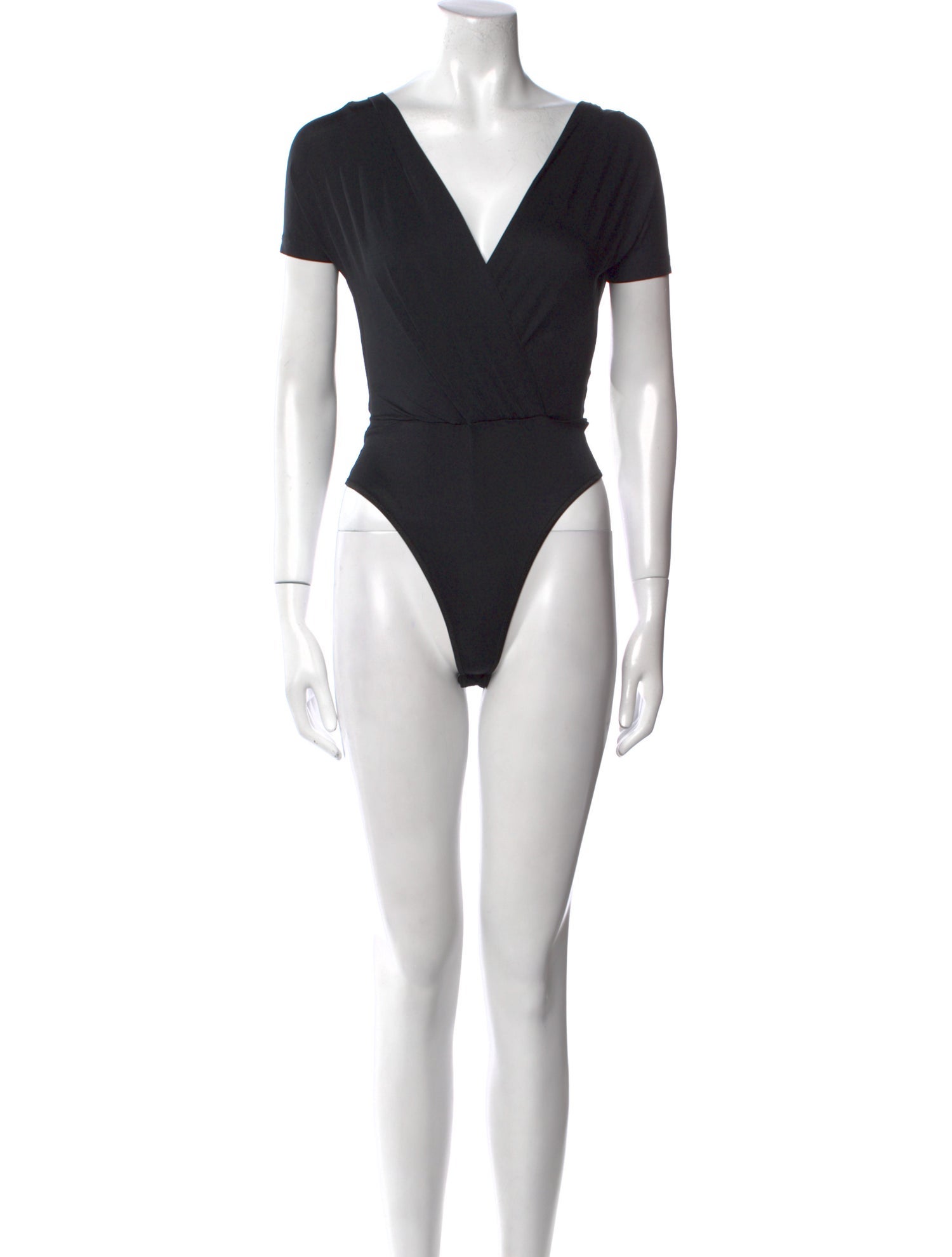 Max Mara V-Neck Short Sleeve Bodysuit