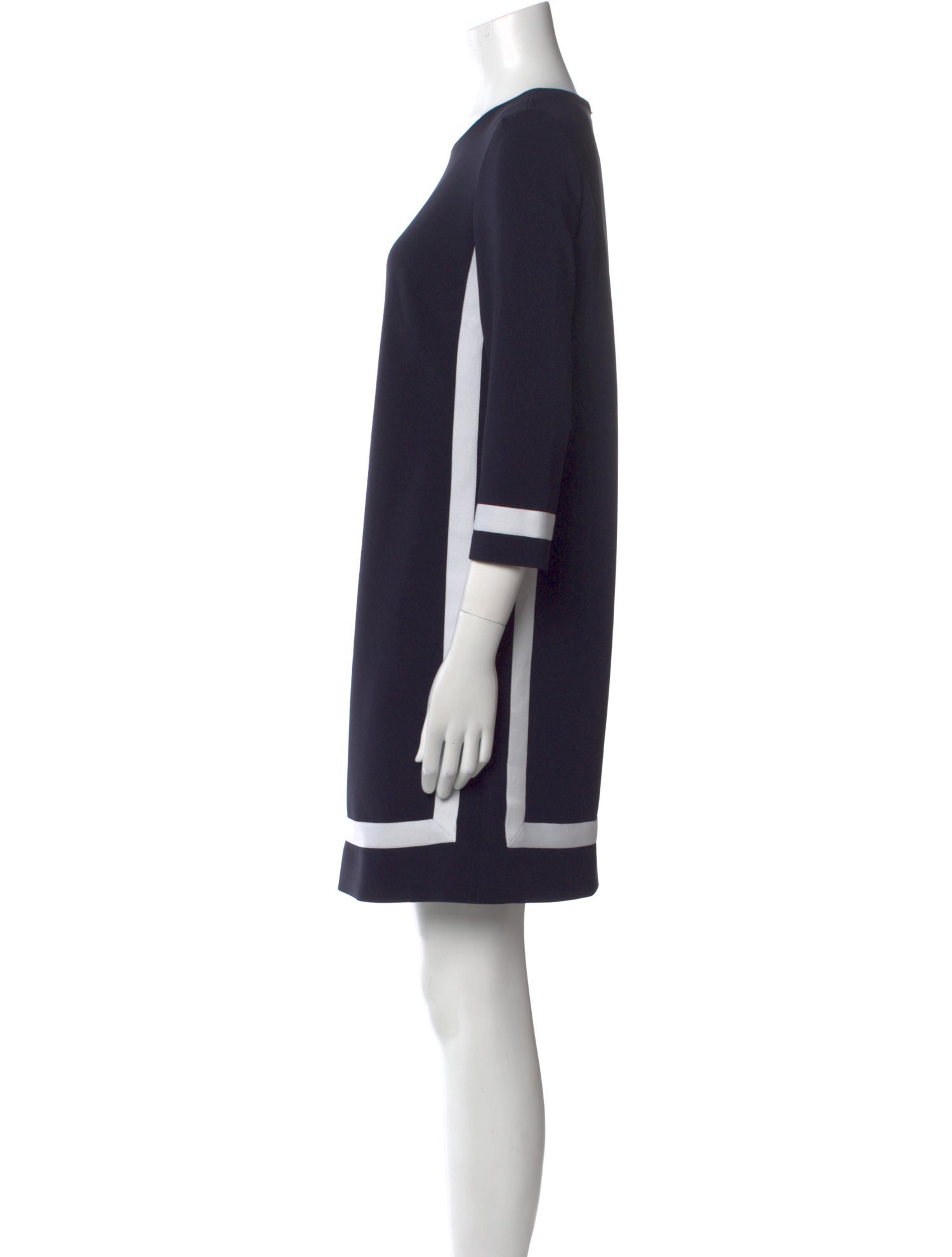 Max Mara Bateau Neckline Mini Dress
