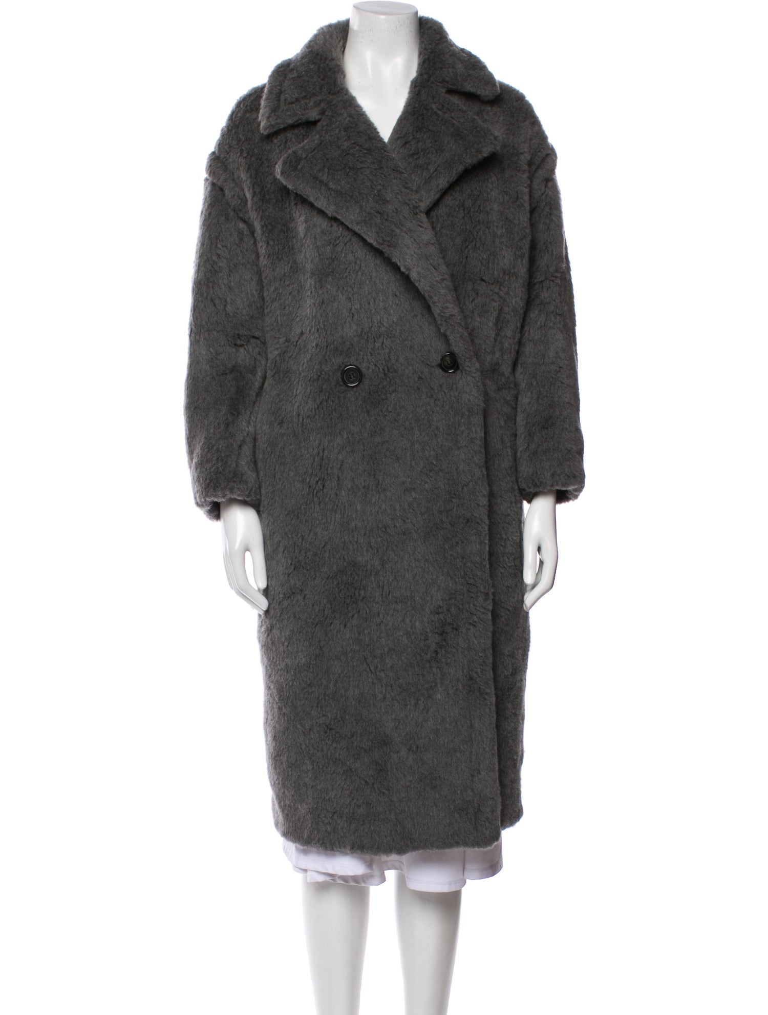 Max Mara Faux Fur Coat