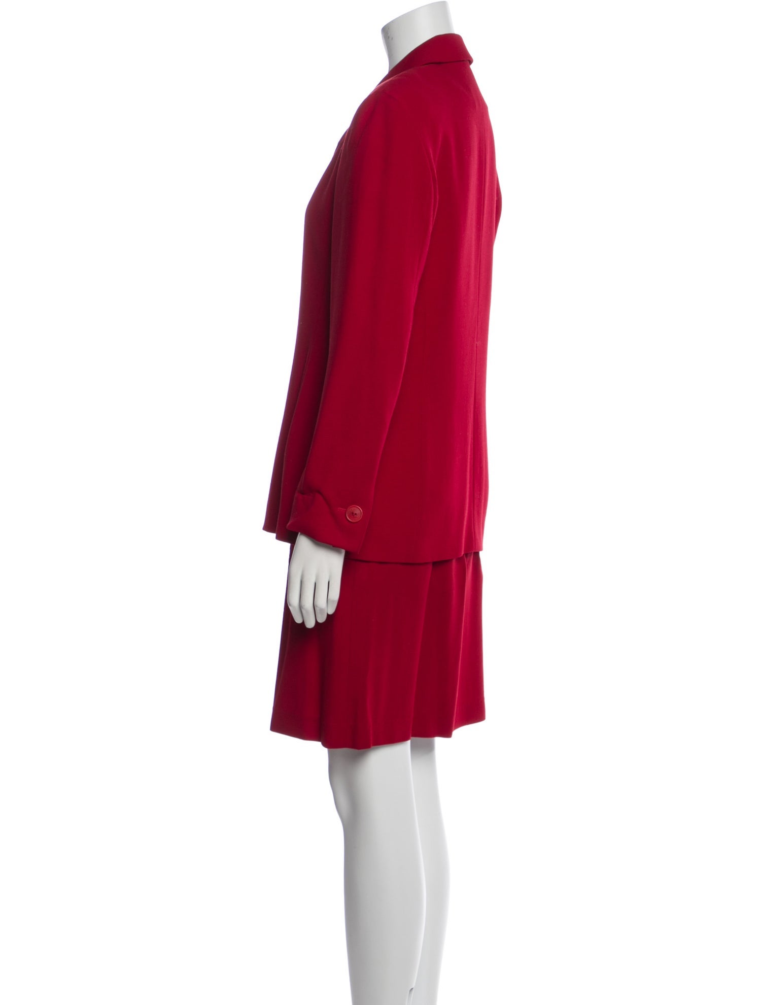 Max Mara Ruffle Embellishment Skirt Suit
