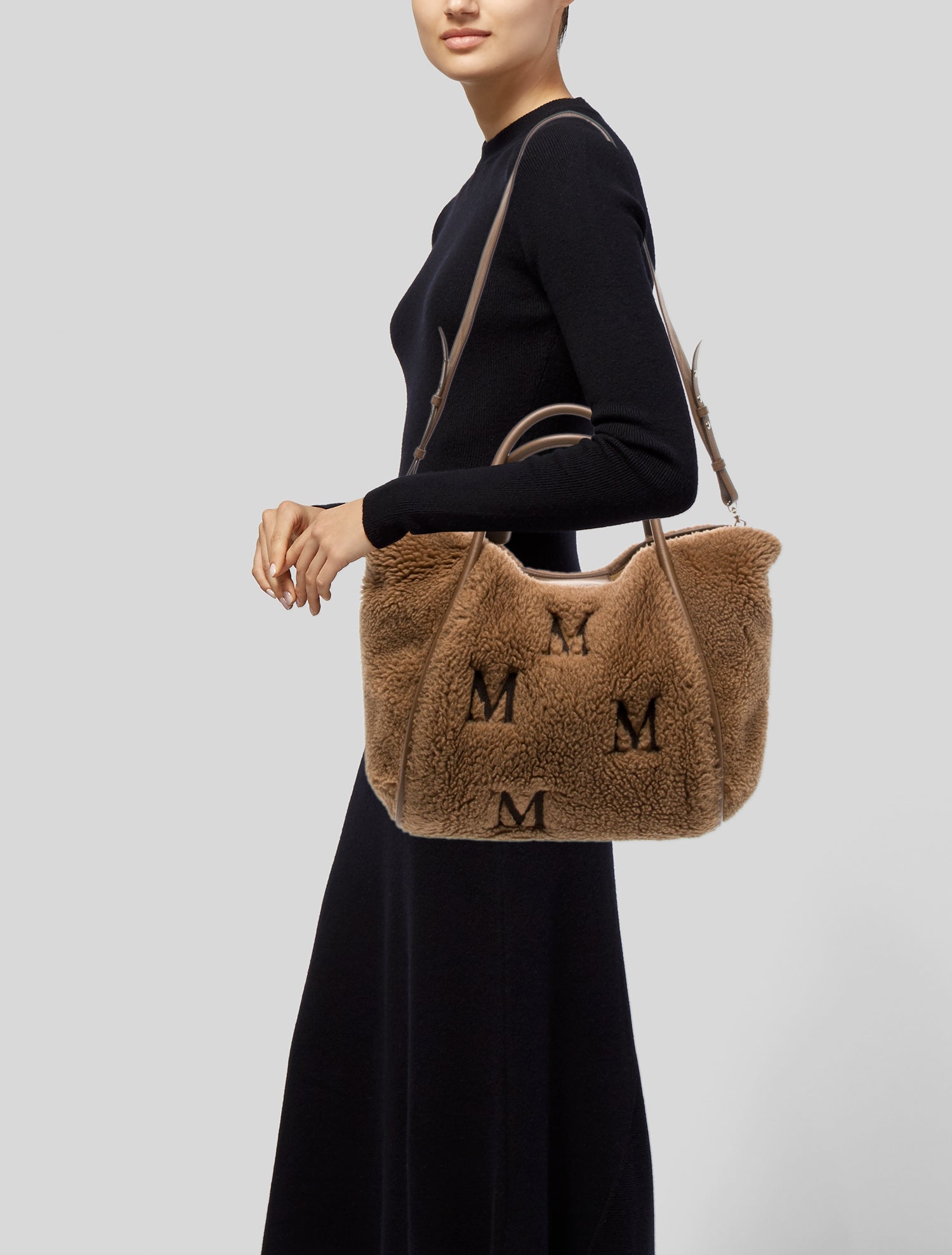Max Mara Camel Hair Shoulder Bag