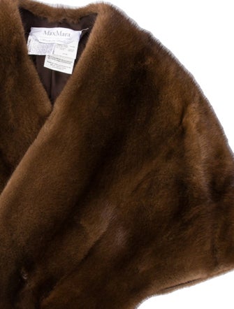 Max Mara Fur Shawl