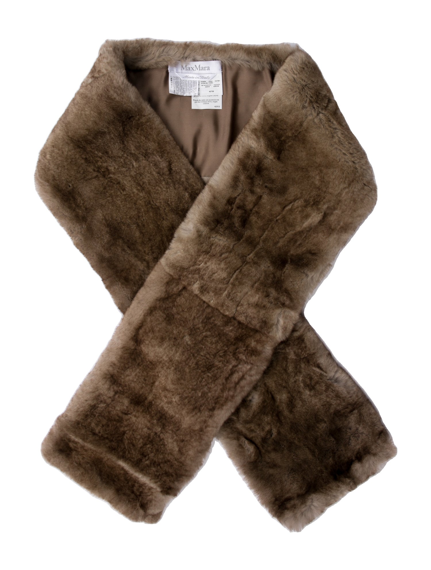 Max Mara Fur Scarf