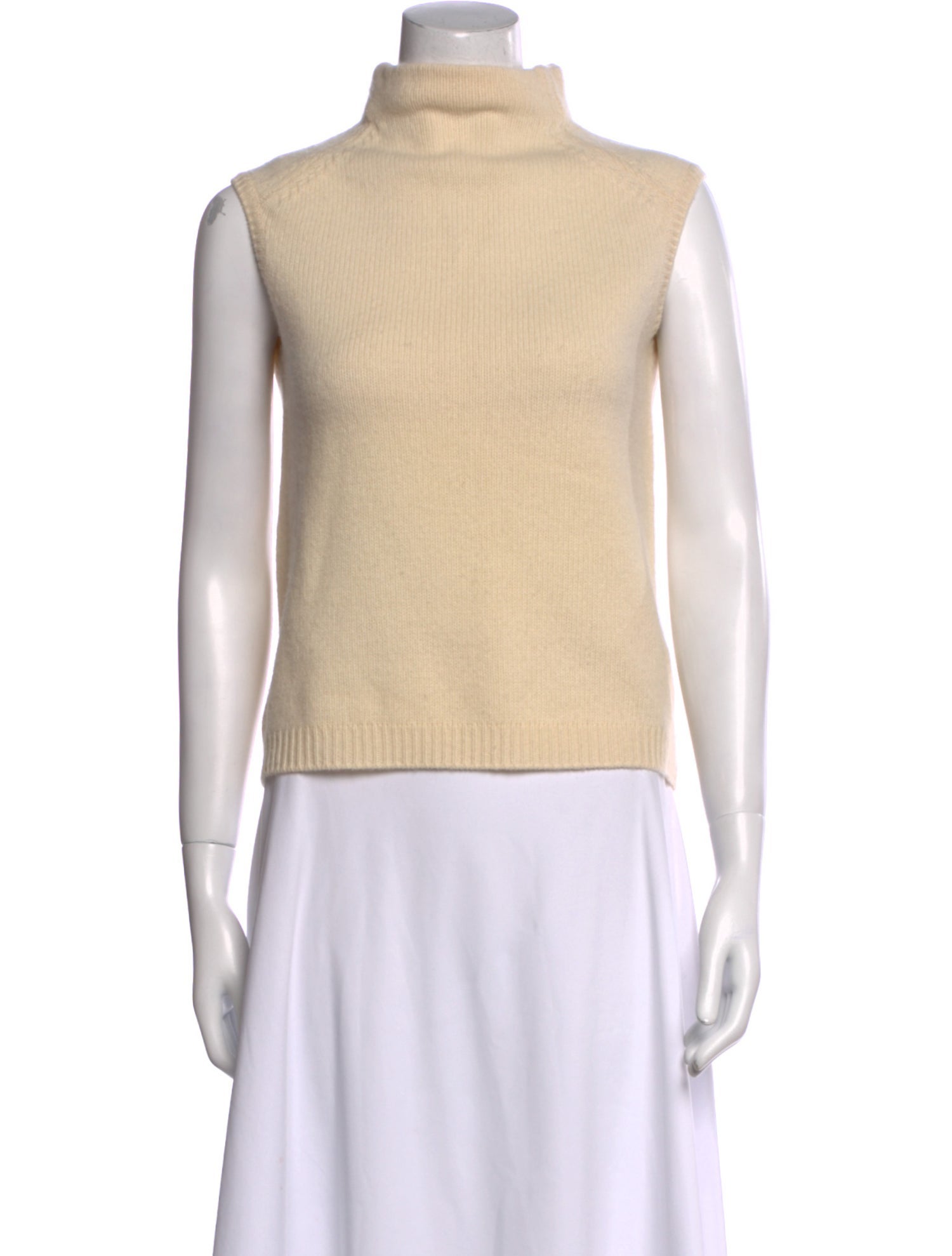 Max Mara Virgin Wool Turtleneck Top