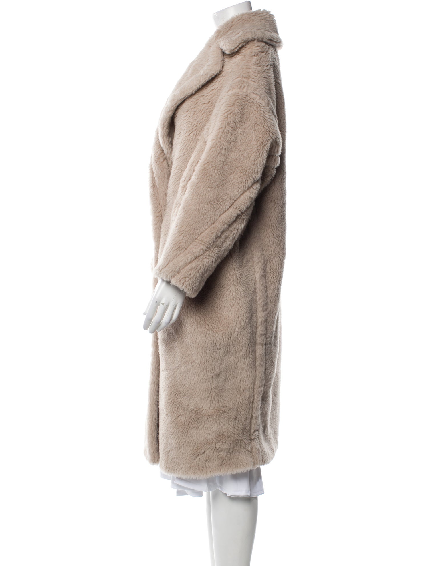 Max Mara Alpaca Faux Fur Coat