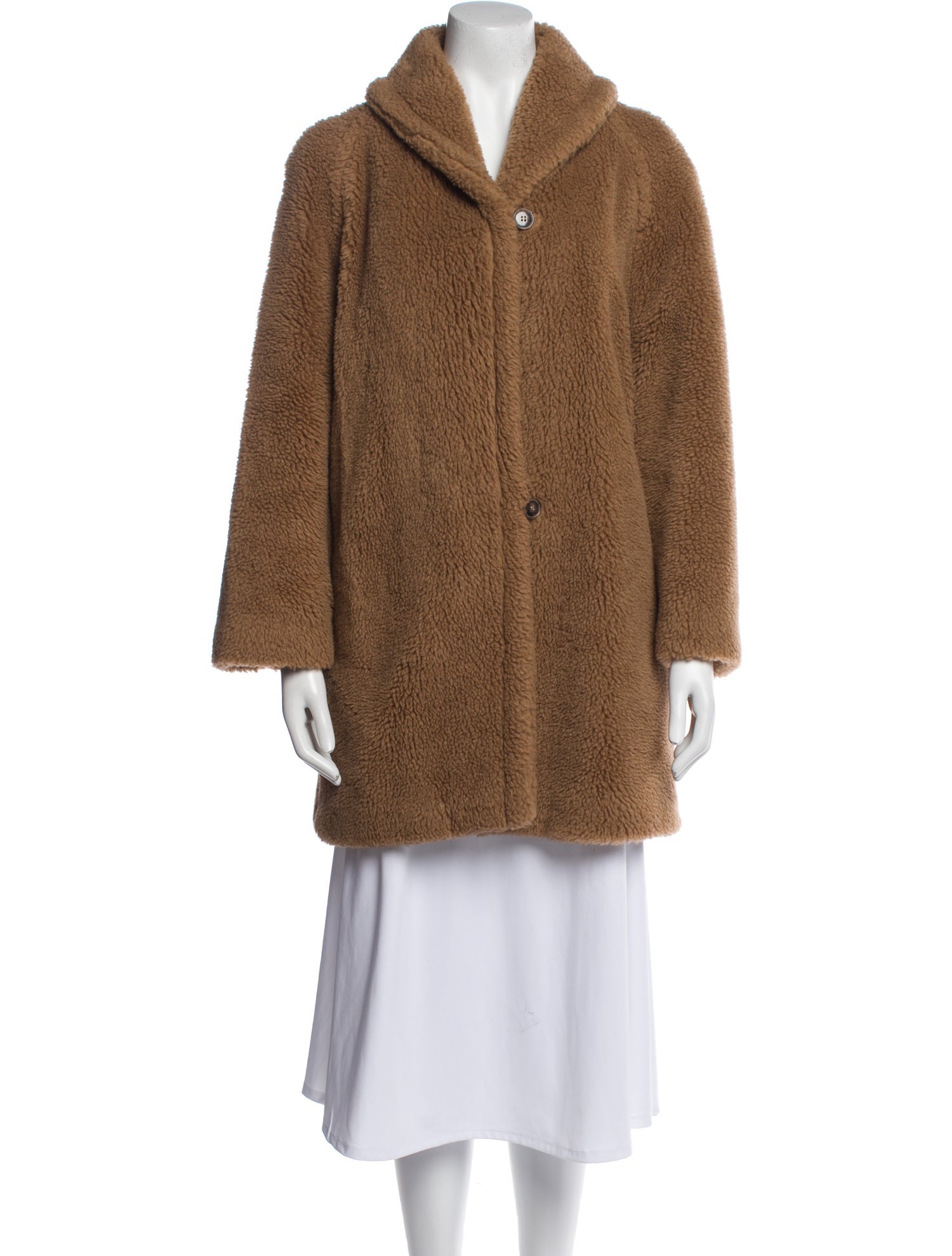 Max Mara Camel Hair Fur Coat