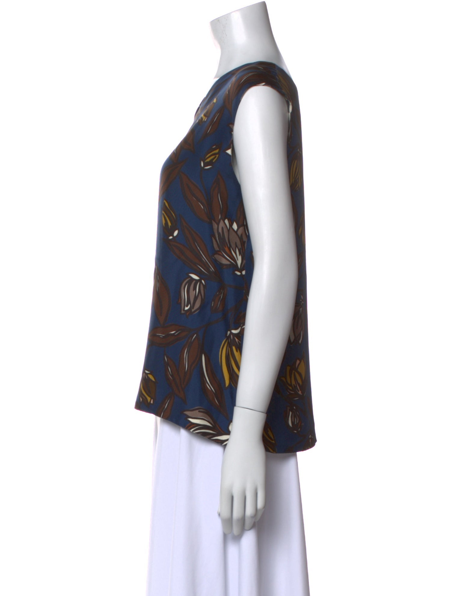 Max Mara Silk Printed Top
