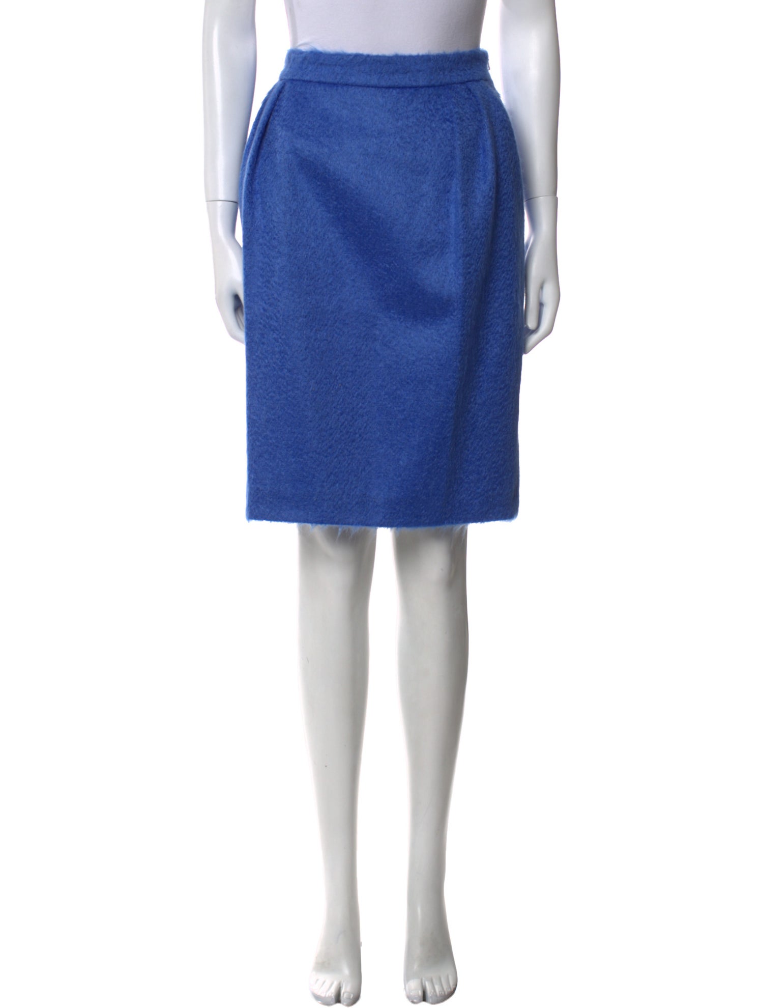 Max Mara Mohair Knee-Length Skirt