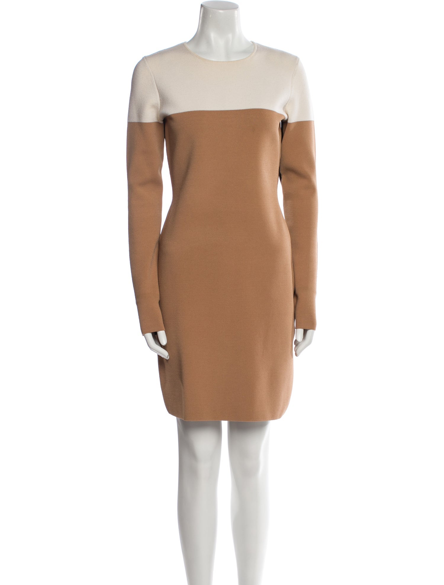 Max Mara Crew Neck Mini Dress
