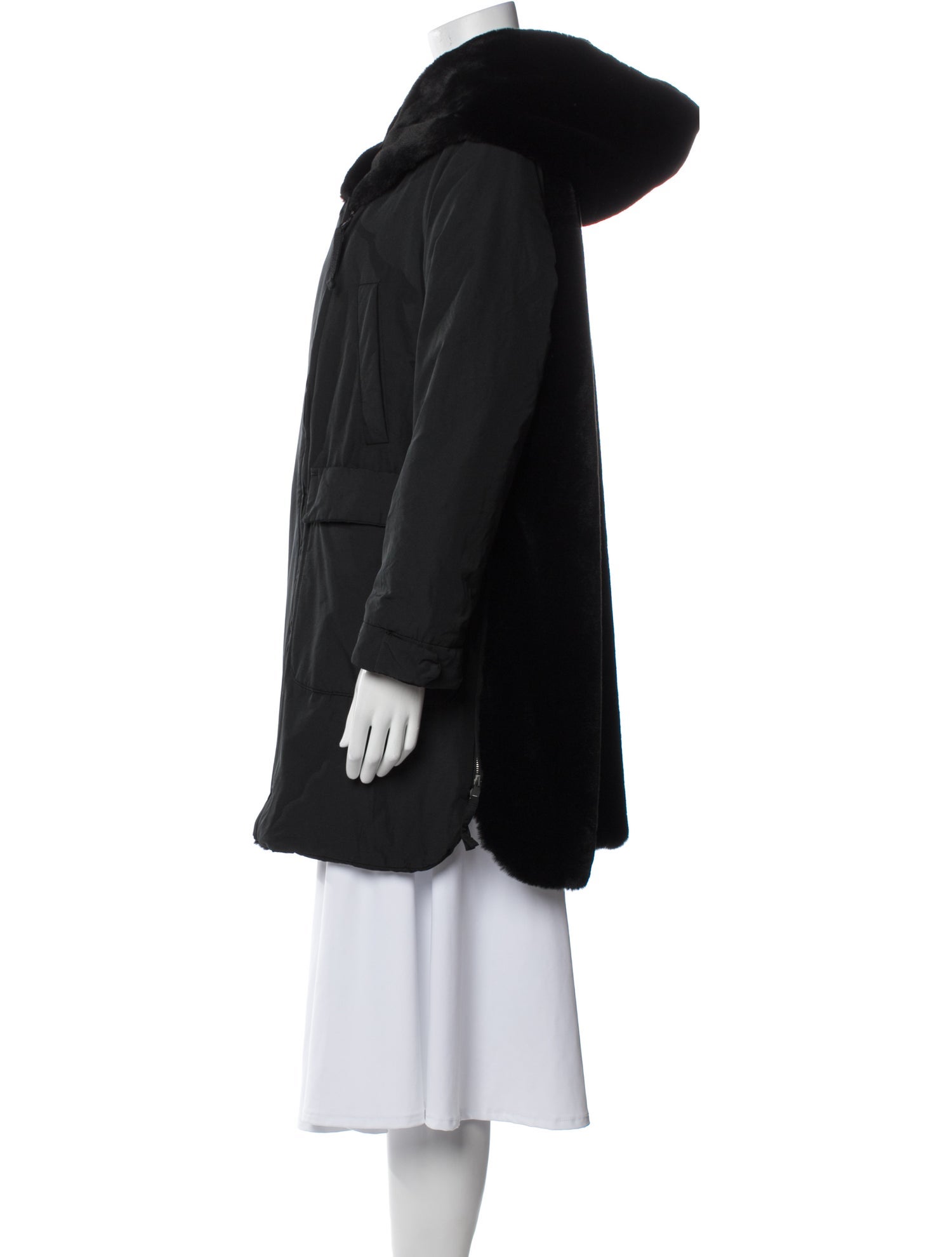 Max Mara Faux Fur Coat