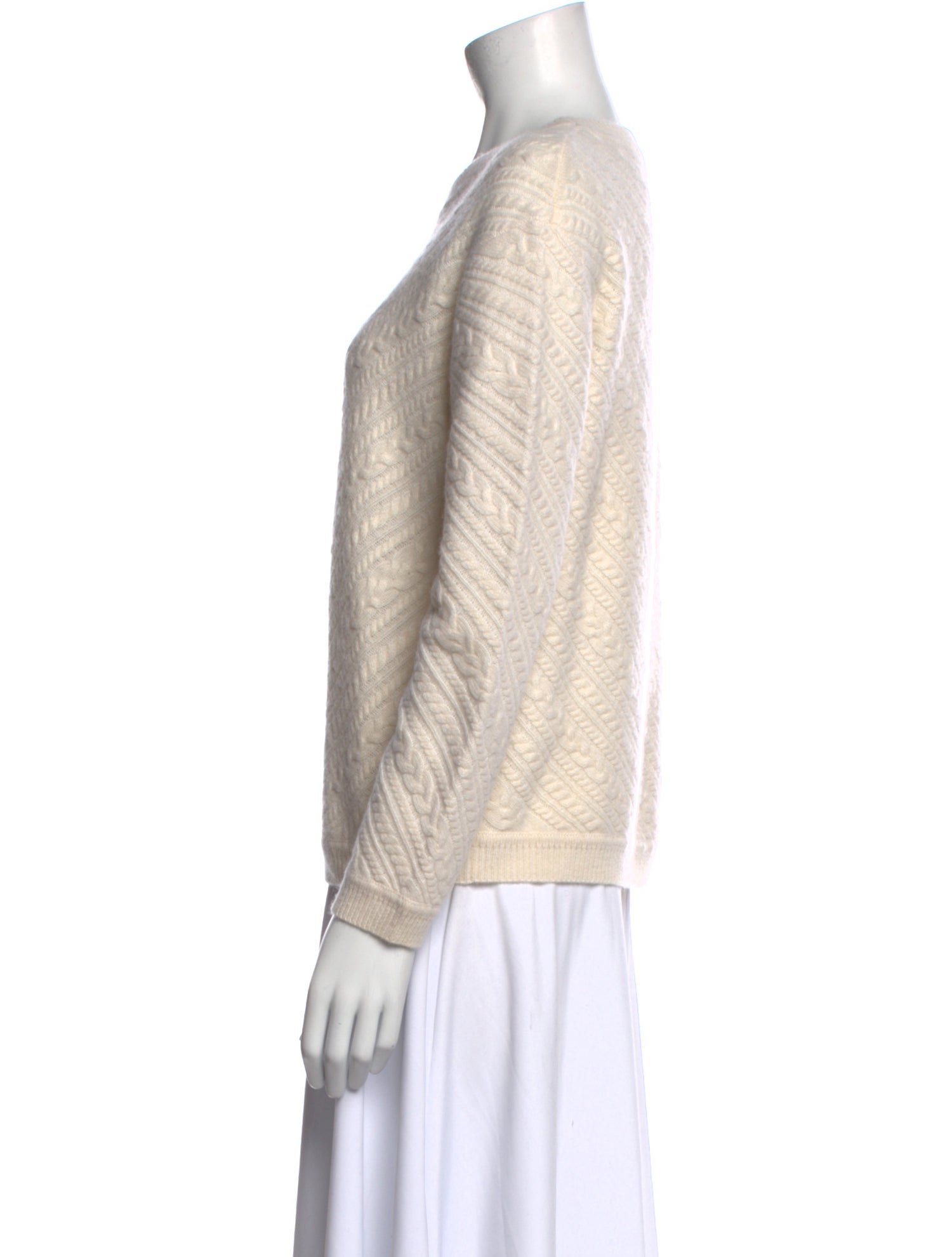 Max Mara Cashmere Scoop Neck Sweater w/ Tags