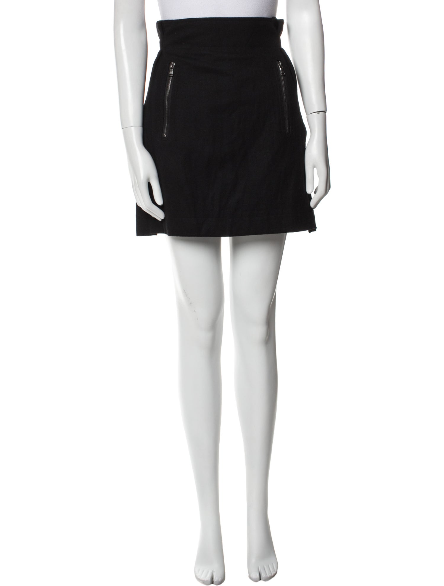 Max Mara Virgin Wool Mini Skirt