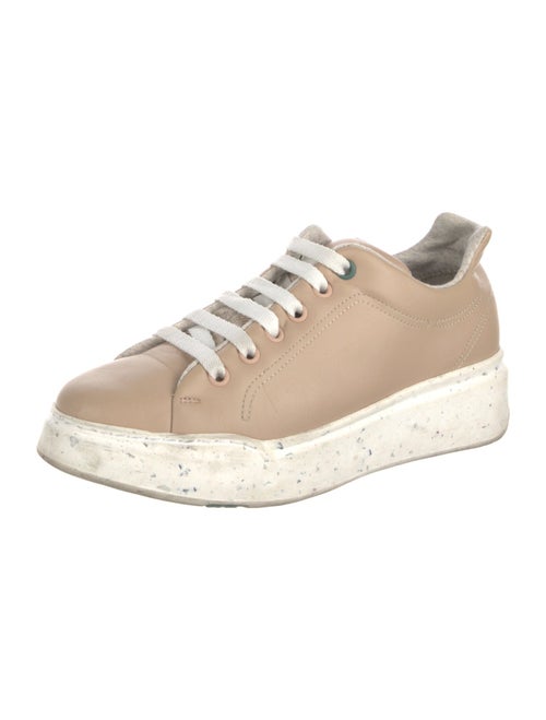 Max Mara Leather Sneakers