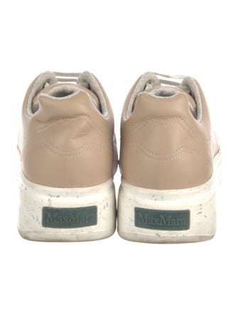 Max Mara Leather Sneakers