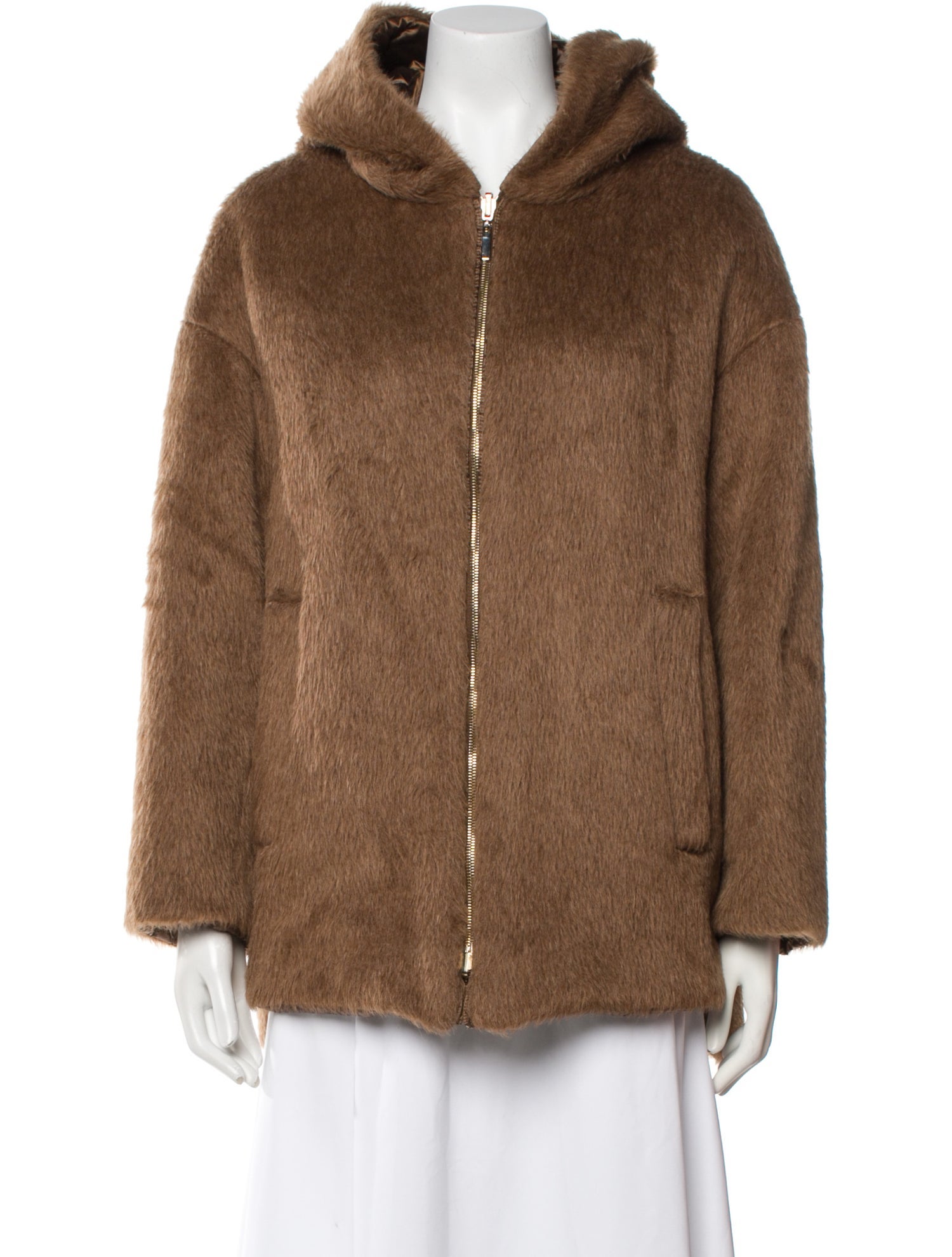 Max Mara Alpaca Down Coat
