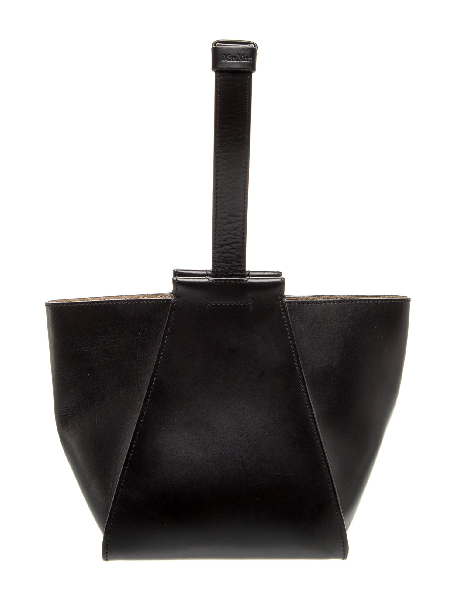 Max Mara Leather Top Handle Bag
