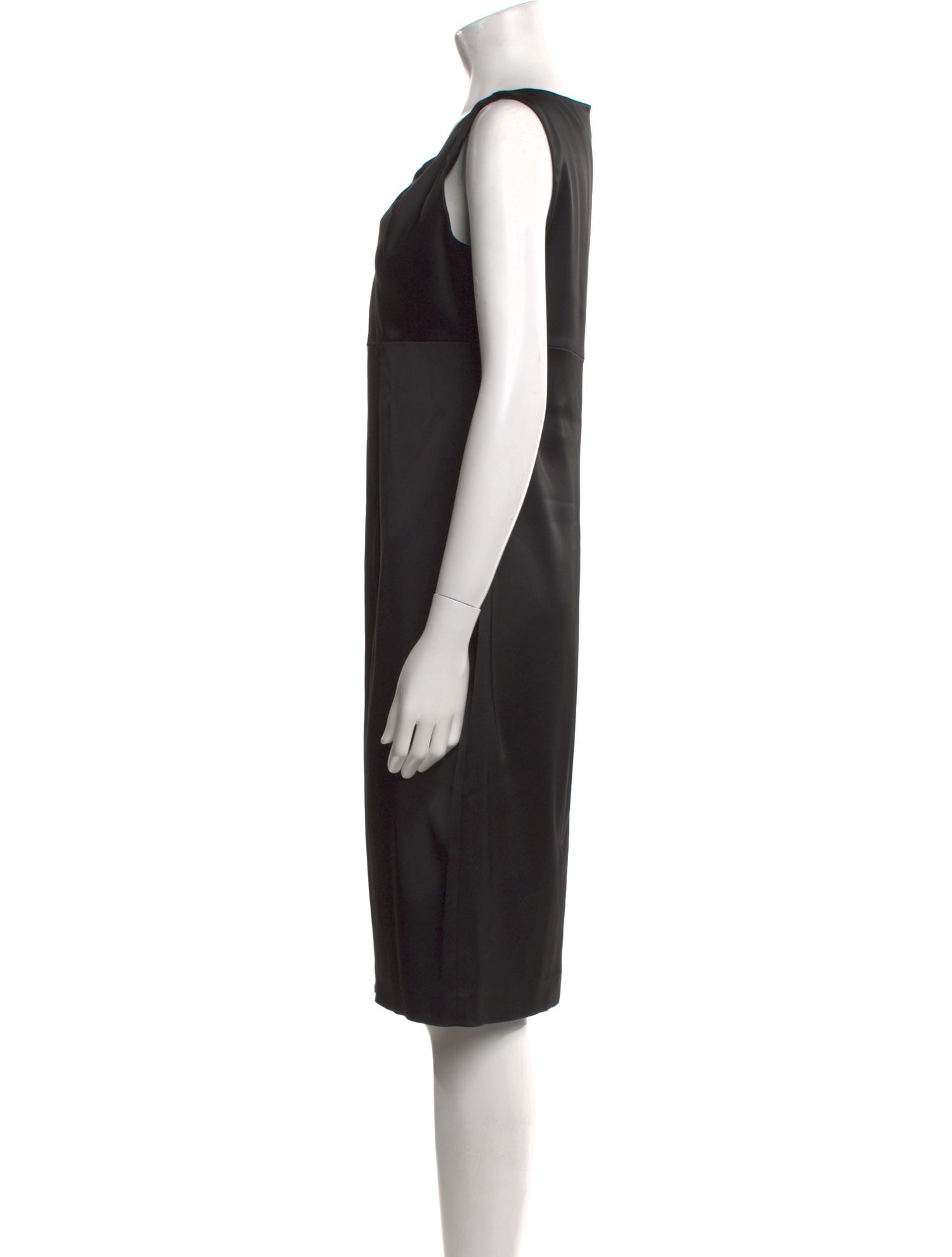Max Mara V-Neck Knee-Length Dress