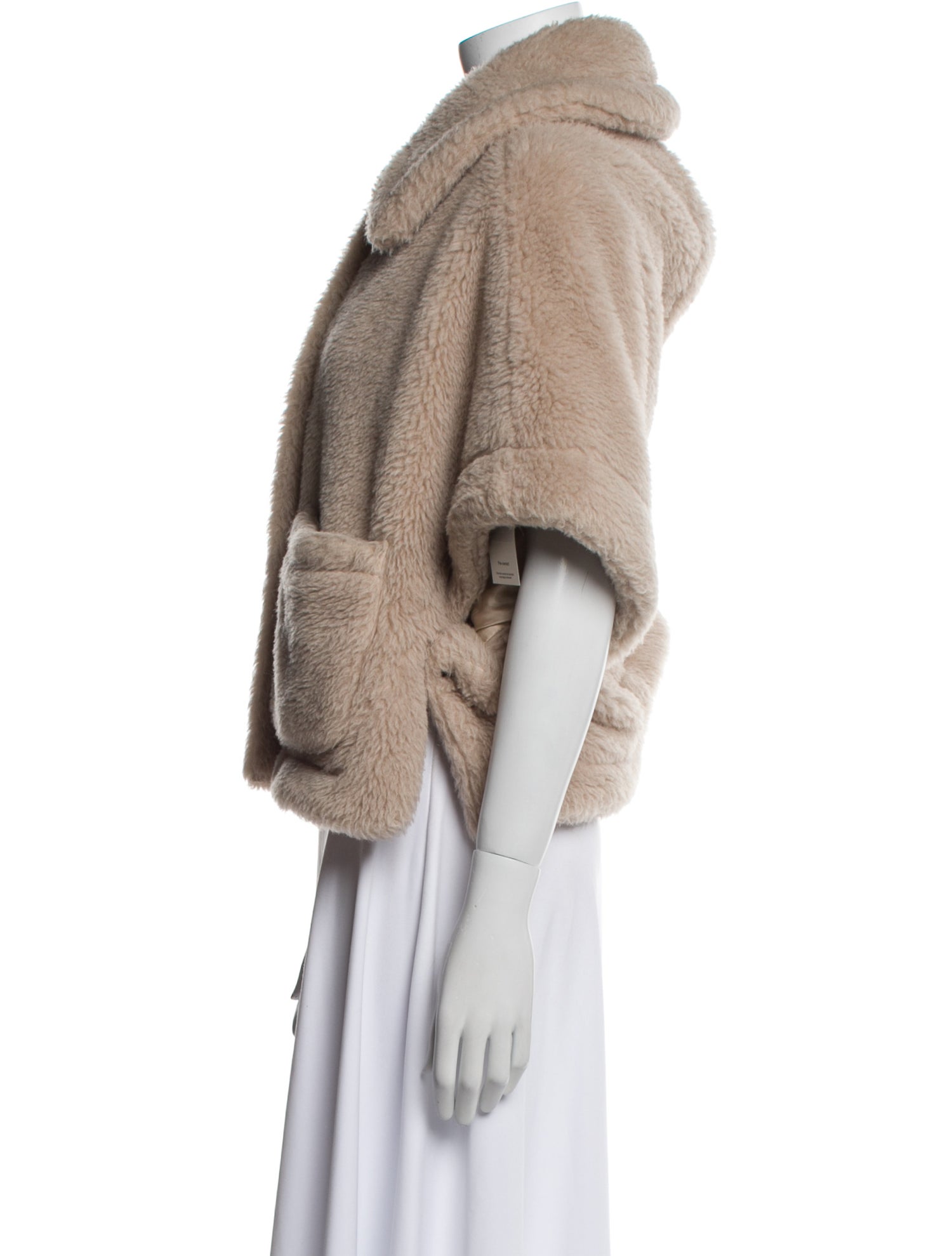 Max Mara Alpaca Faux Fur Jacket