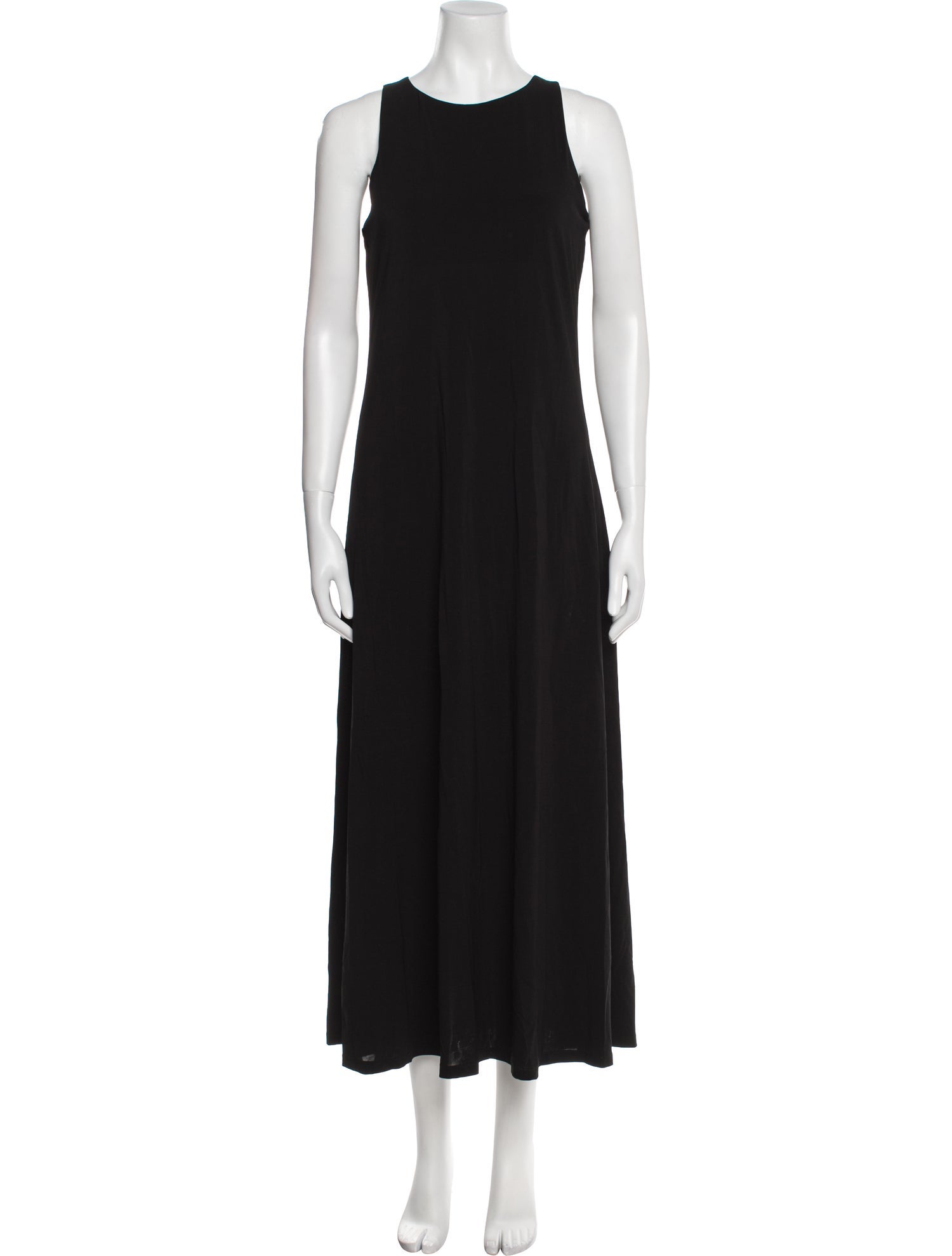 Max Mara Crew Neck Long Dress