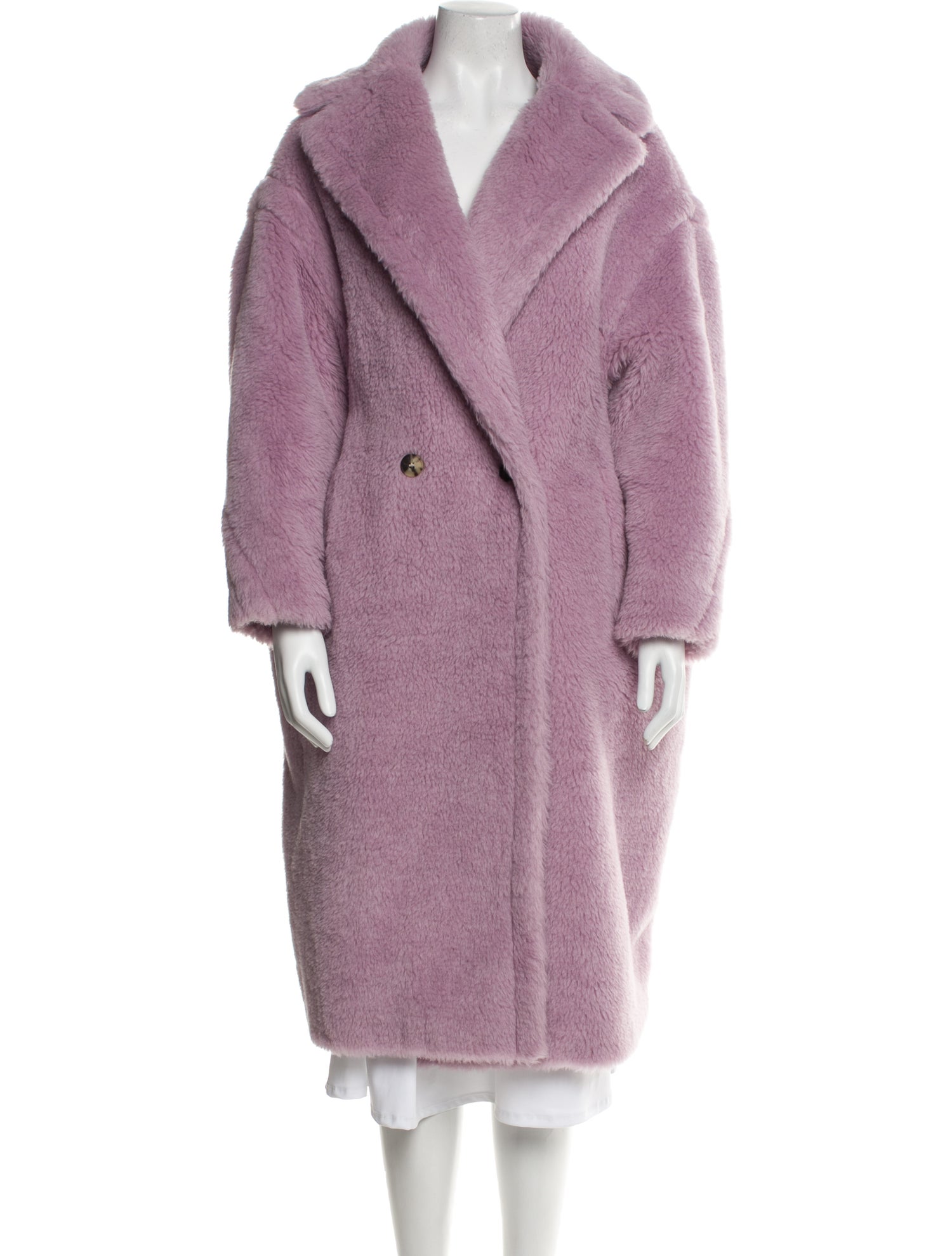 Max Mara Alpaca Faux Fur Coat