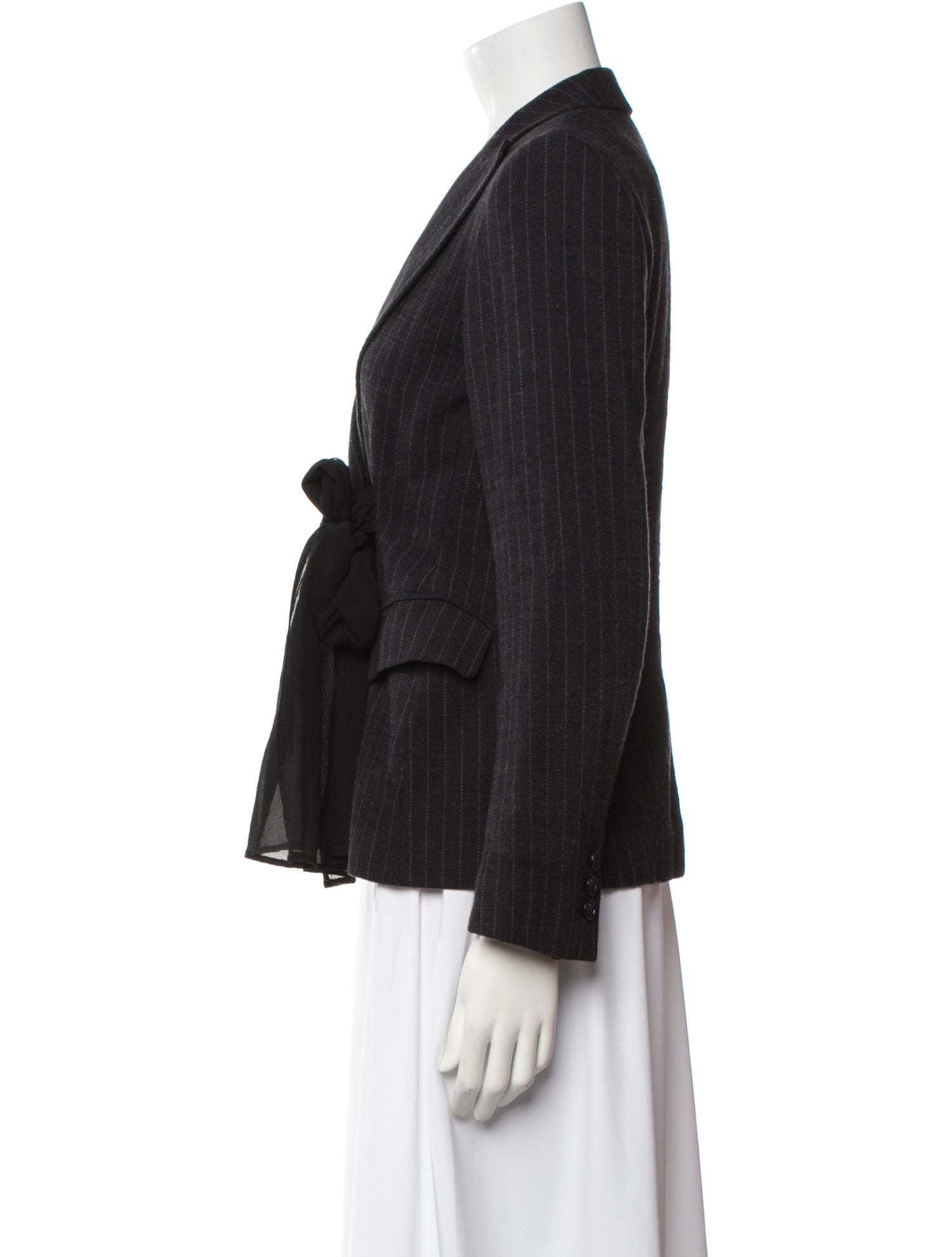 Max Mara Wool Striped Blazer