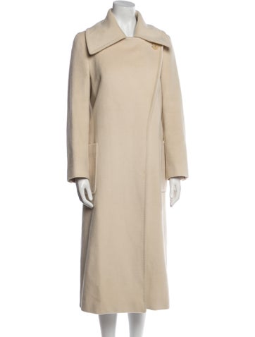 Max Mara Coats Virgin Wool Trench Coat US 6 | M