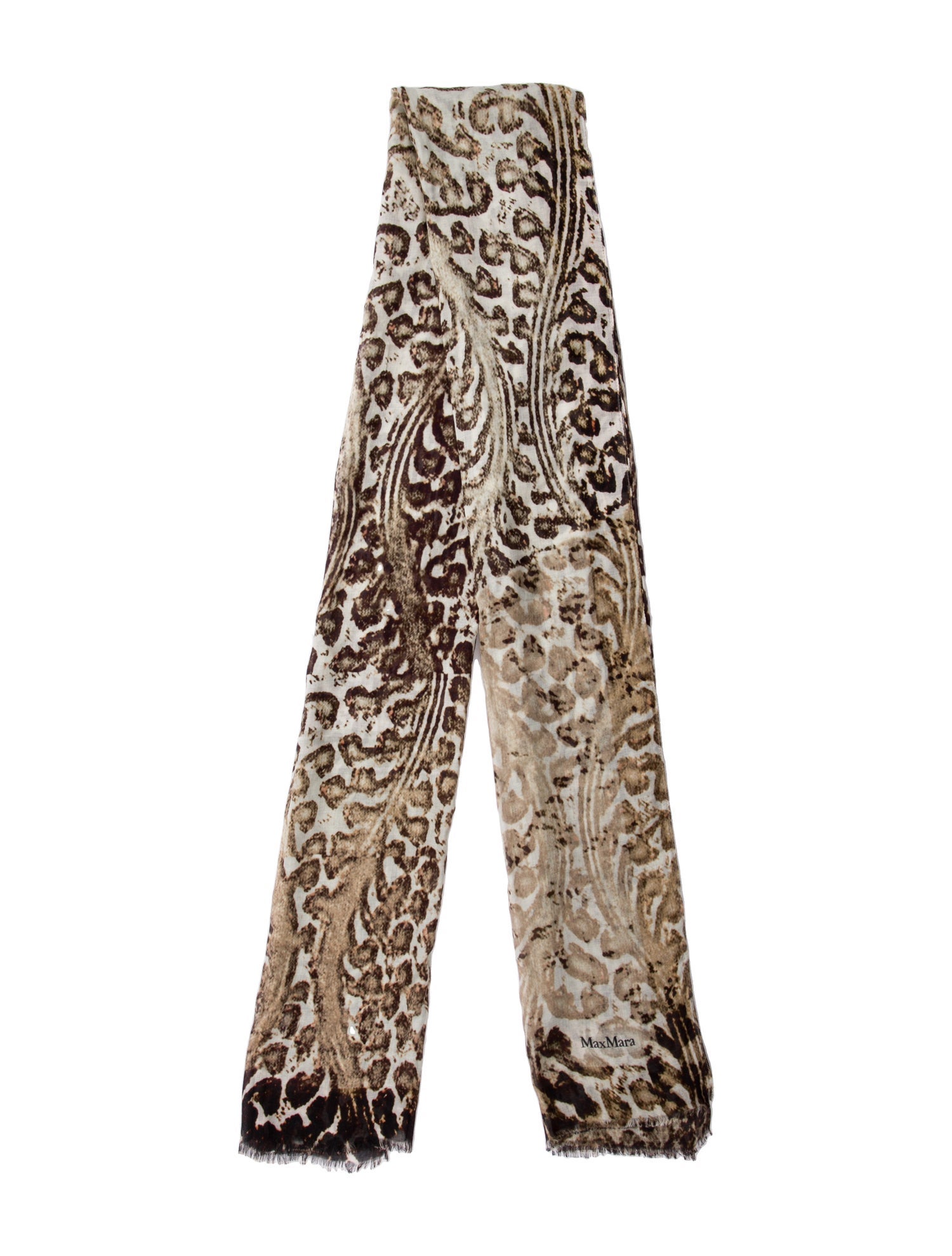 Max Mara Printed Scarf