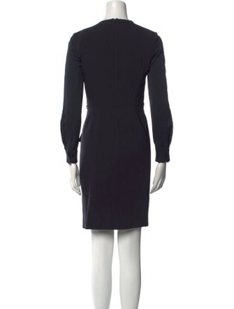 Max Mara Crew Neck Knee-Length Dress