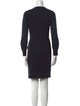 Max Mara Crew Neck Knee-Length Dress