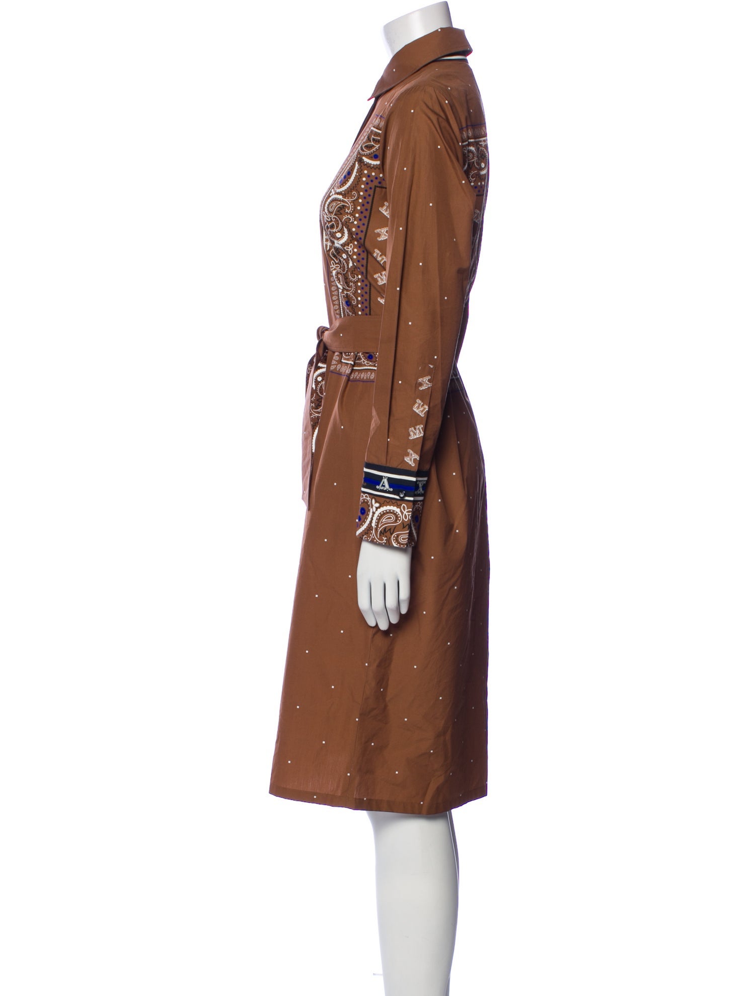 Max Mara Printed Knee-Length Dress w/ Tags