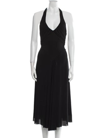 Max Mara Halterneck Long Dress