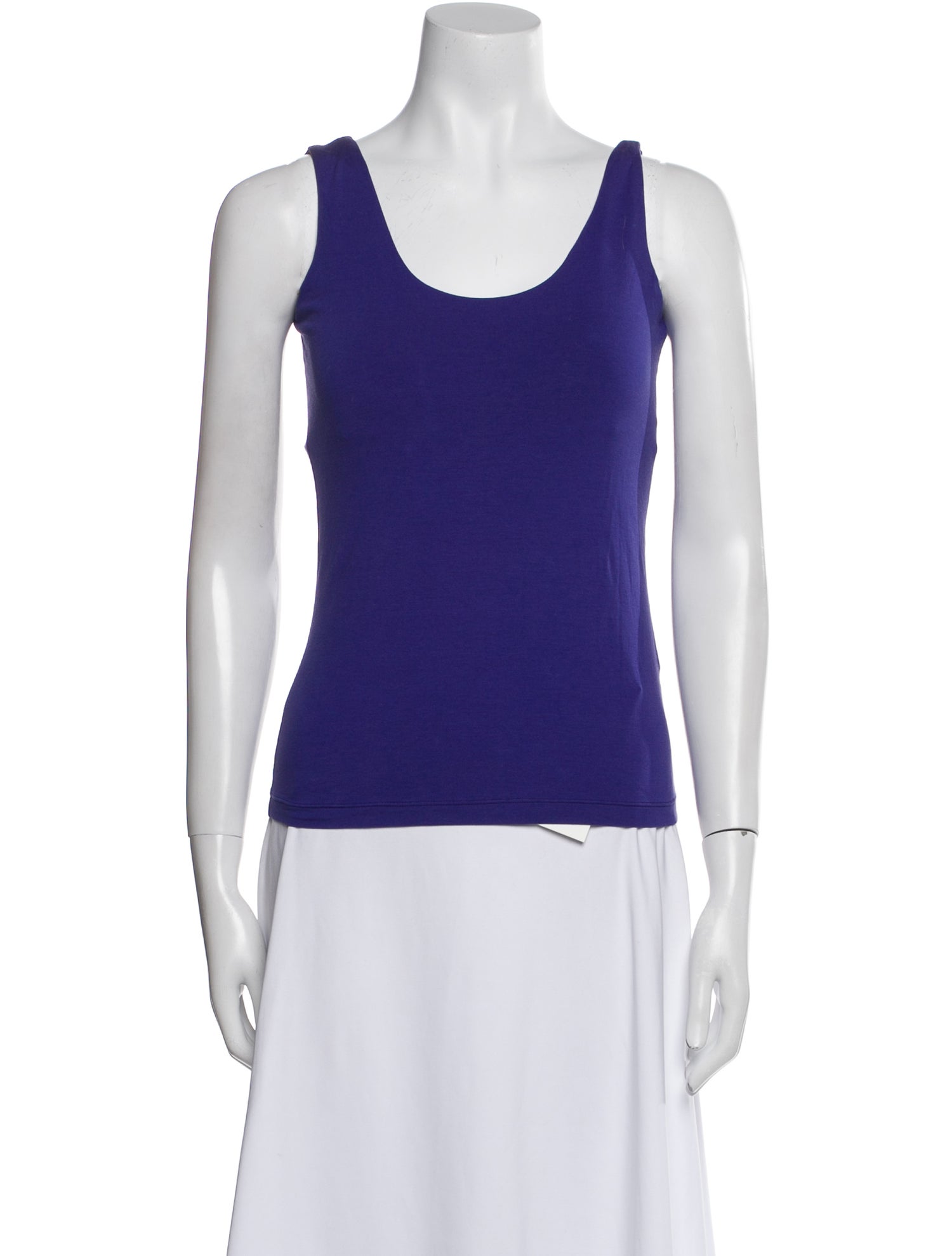 Max Mara Scoop Neck Sleeveless Top