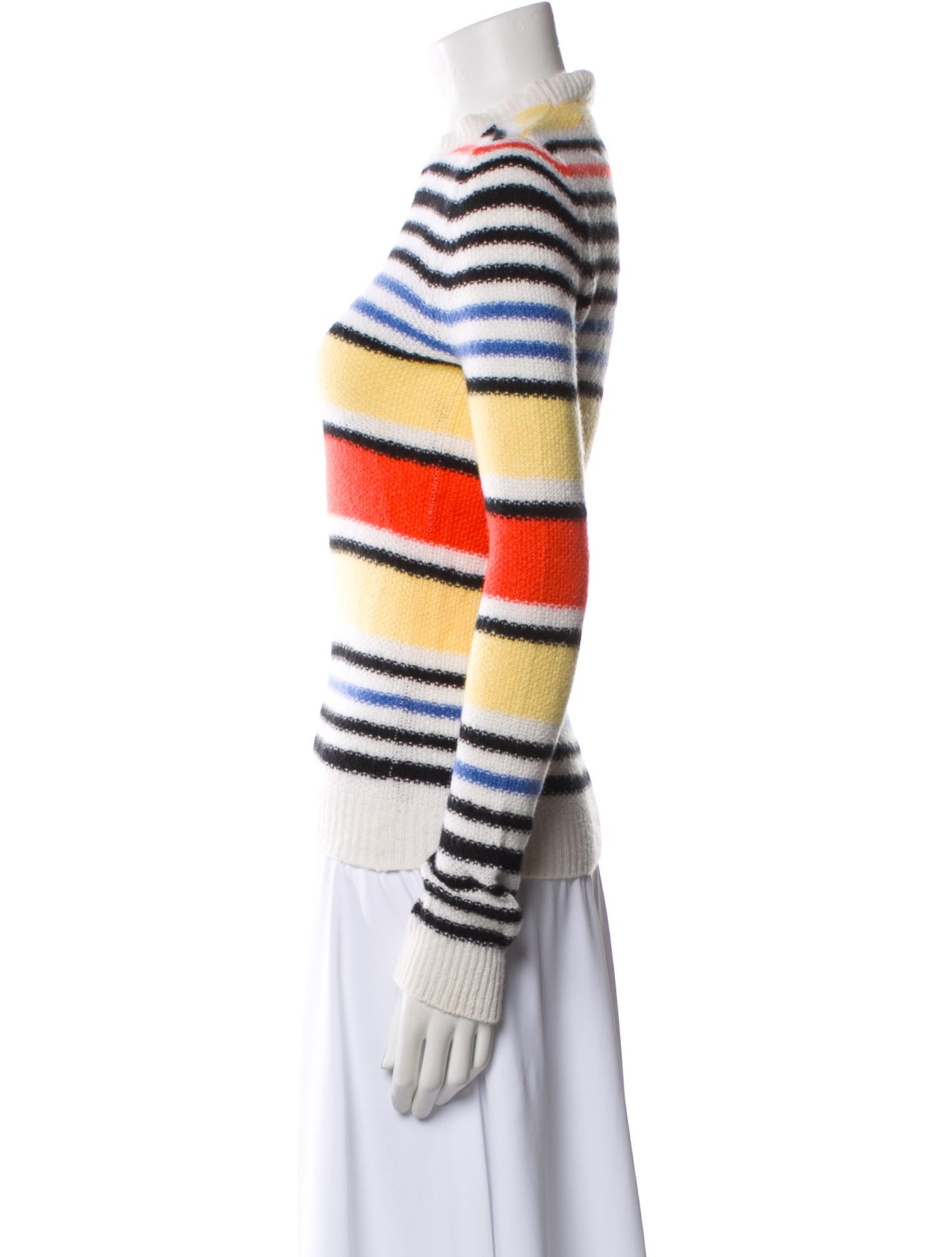 Max Mara Striped Crew Neck Sweater