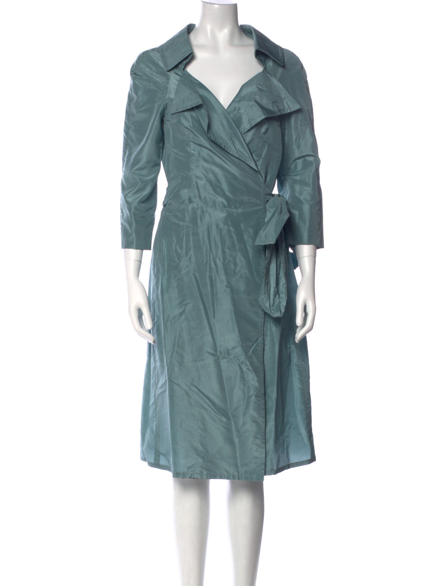 Max Mara Silk Knee-Length Dress