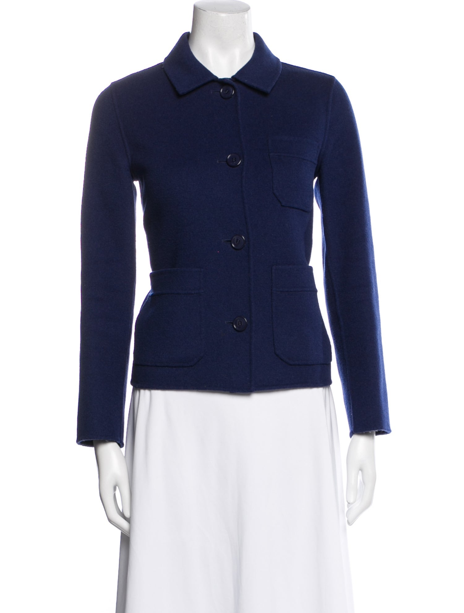 Max Mara Virgin Wool Denim Jacket