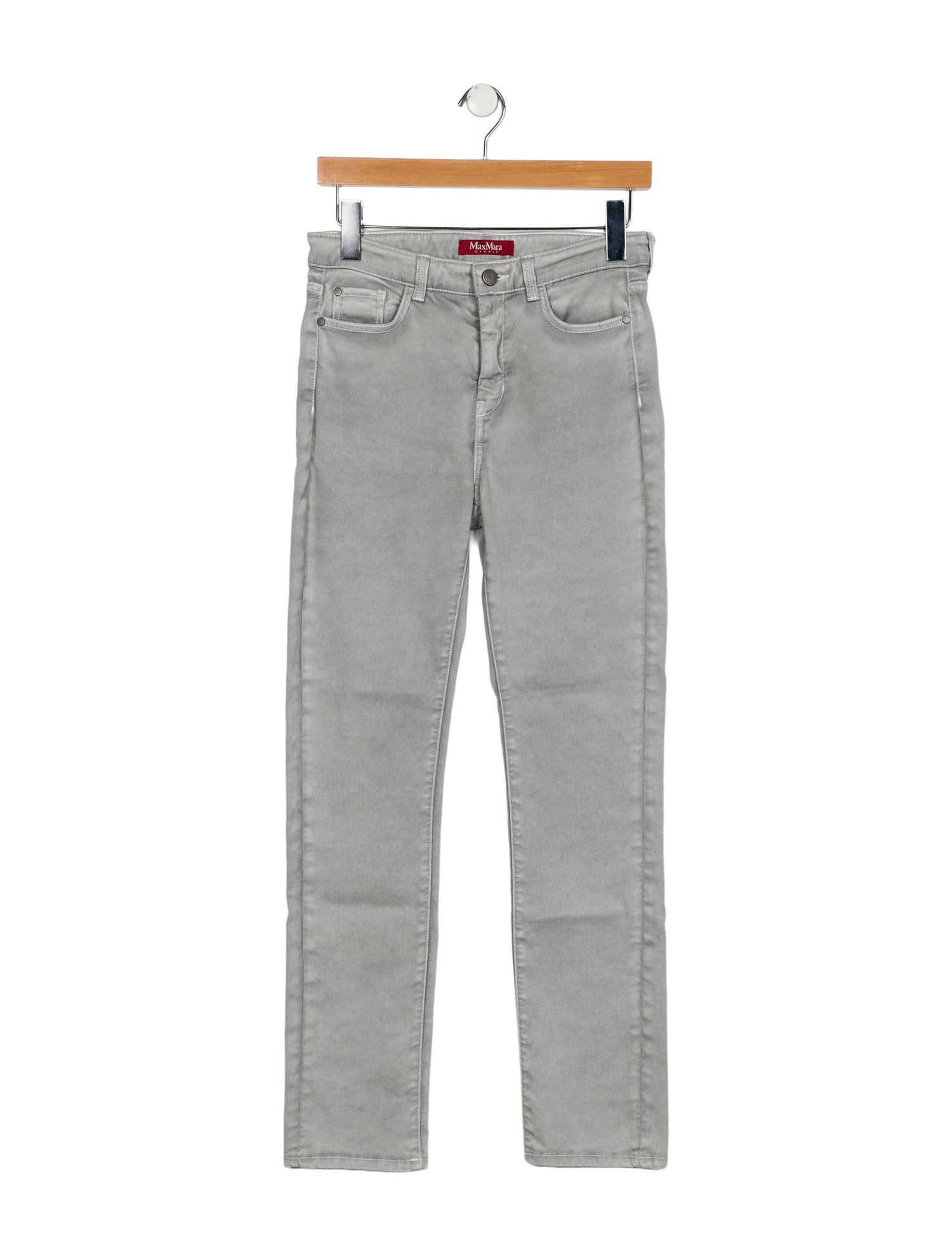 Max Mara Mid-Rise Straight Leg Jeans