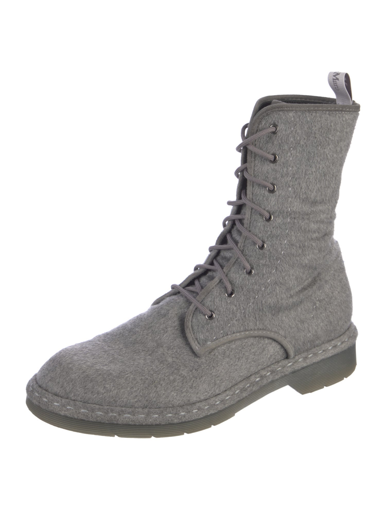 Max Mara Wool Combat Boots