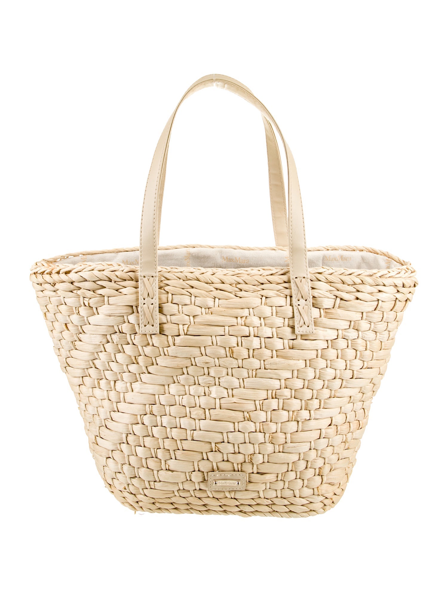 Max Mara Straw Tote