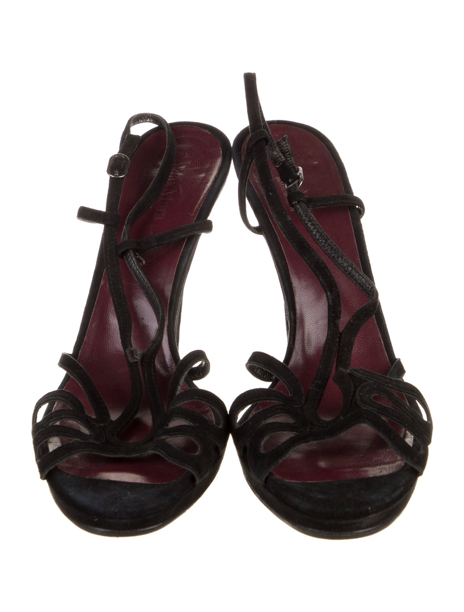 Max Mara Suede Gladiator Sandals