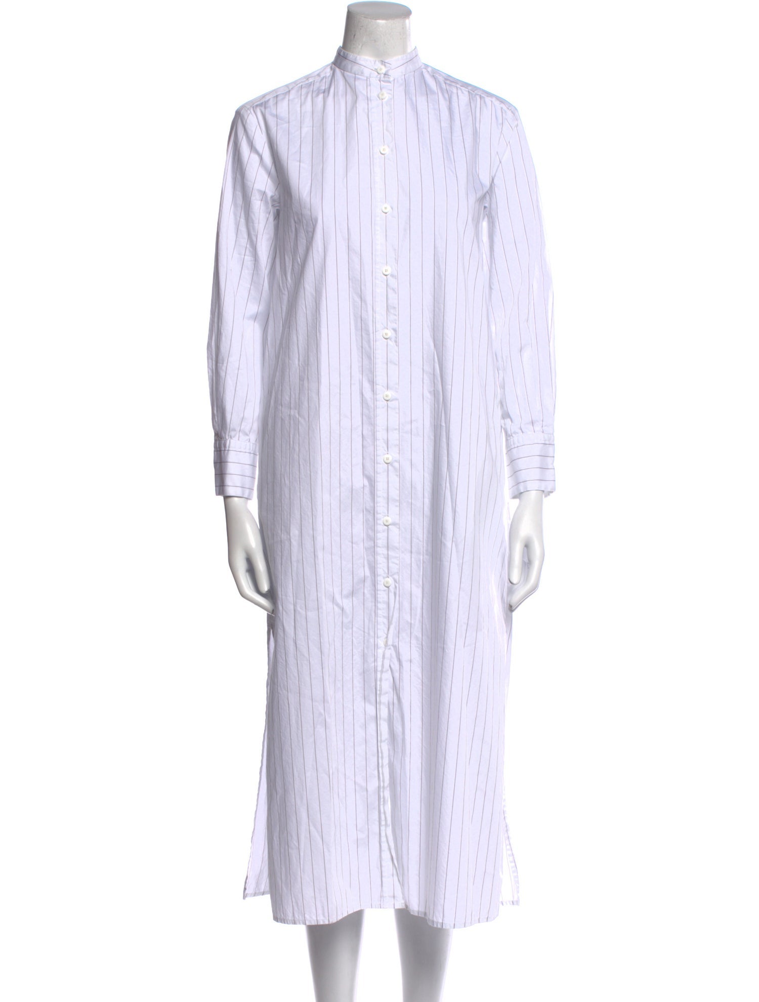 Max Mara Striped Midi Length Dress