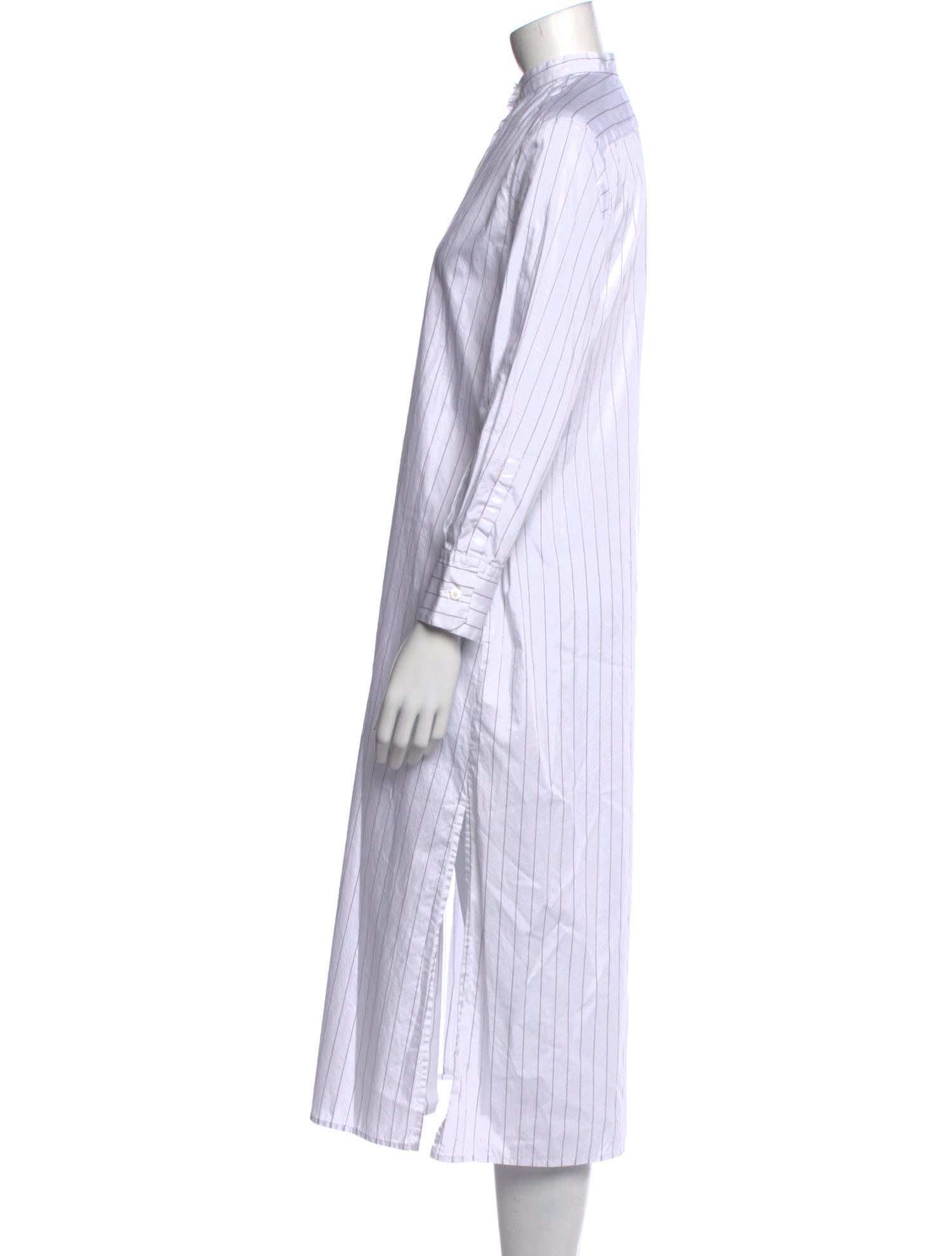 Max Mara Striped Midi Length Dress