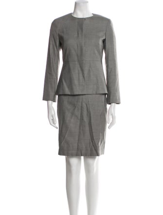 Max Mara Virgin Wool Skirt Suit