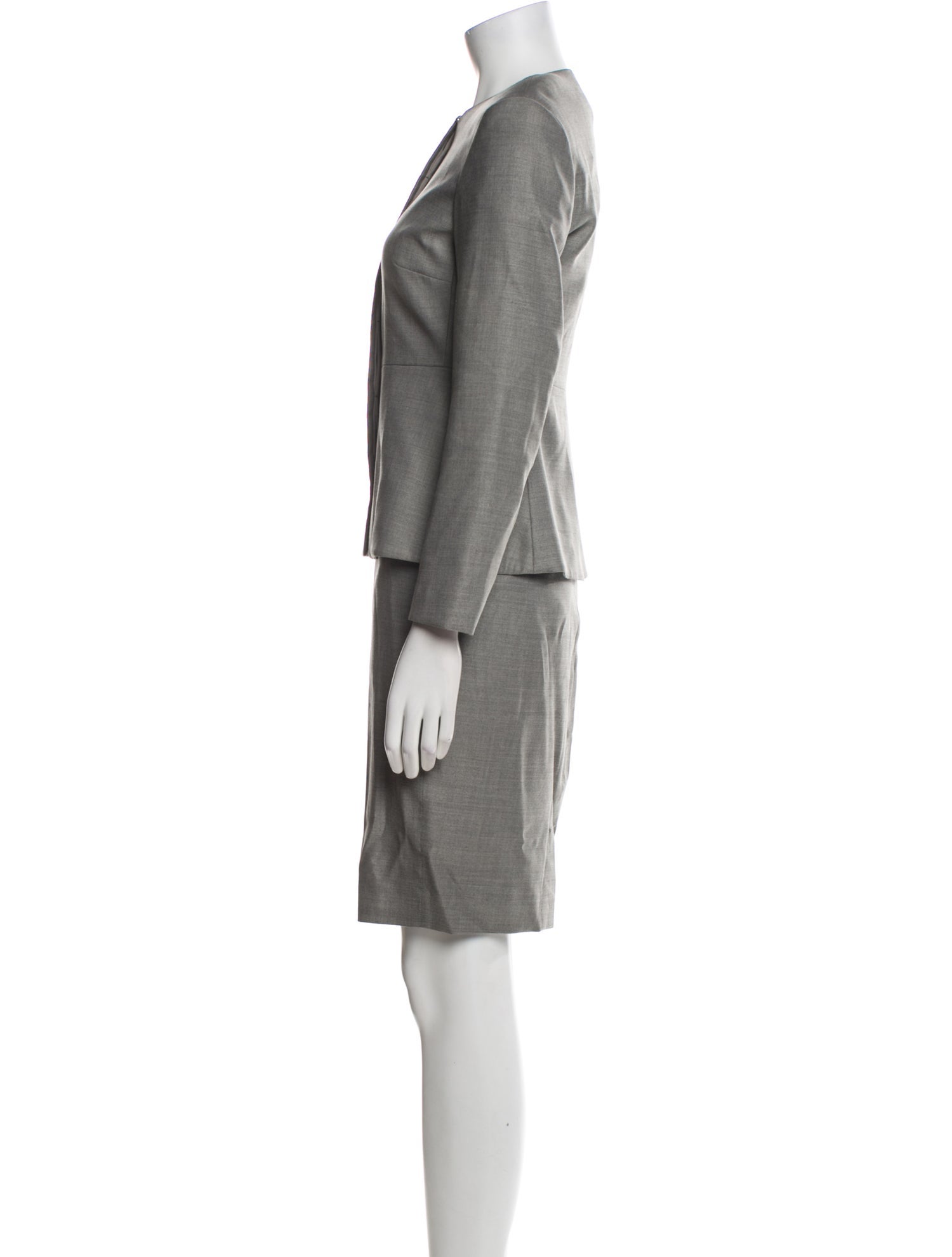 Max Mara Virgin Wool Skirt Suit