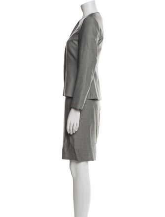 Max Mara Virgin Wool Skirt Suit